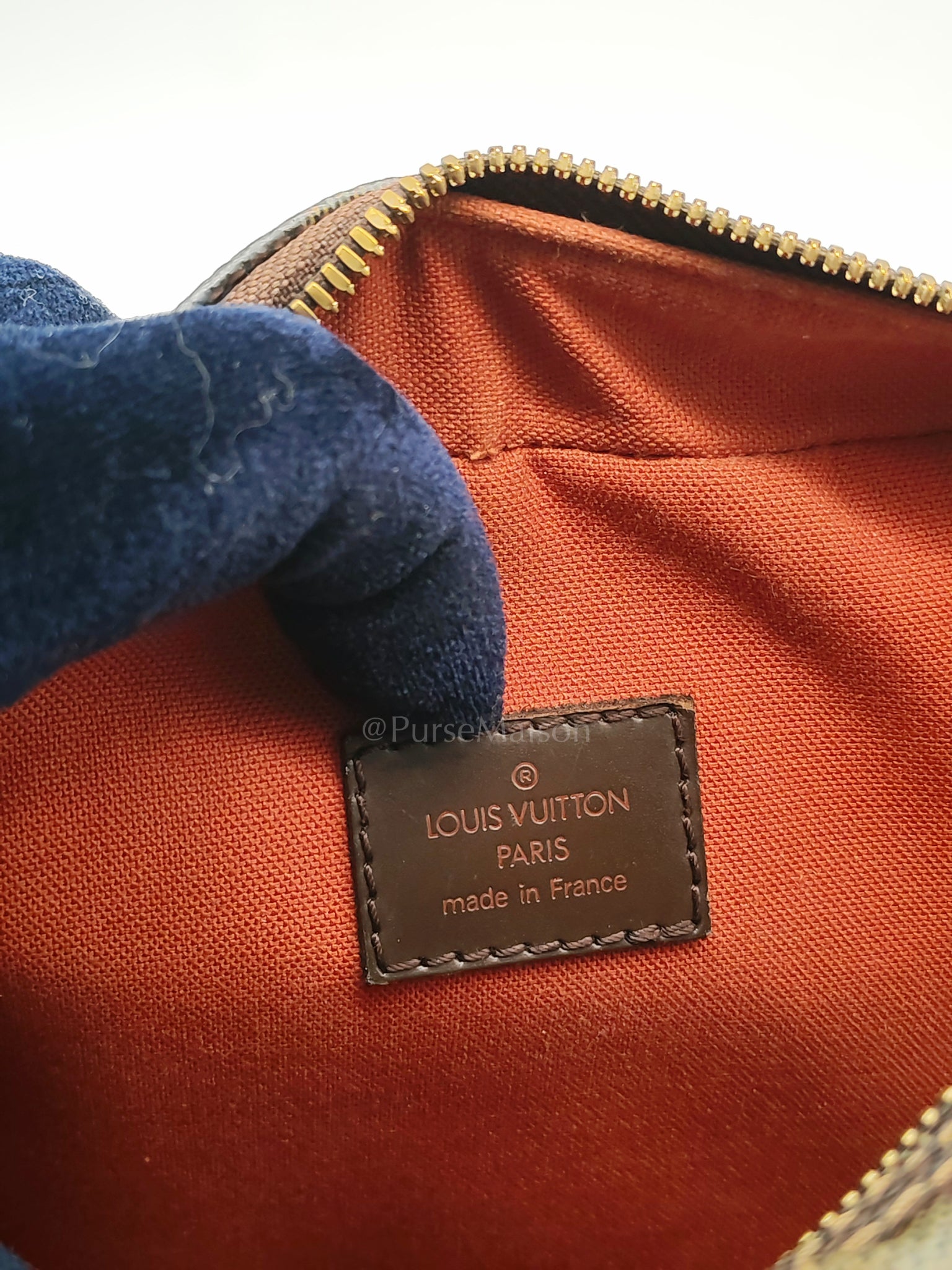 Olav Vintage Messenger Bag in Damier Ebene Canvas (Date Code: MI0024) | Purse Maison Luxury Bags Shop