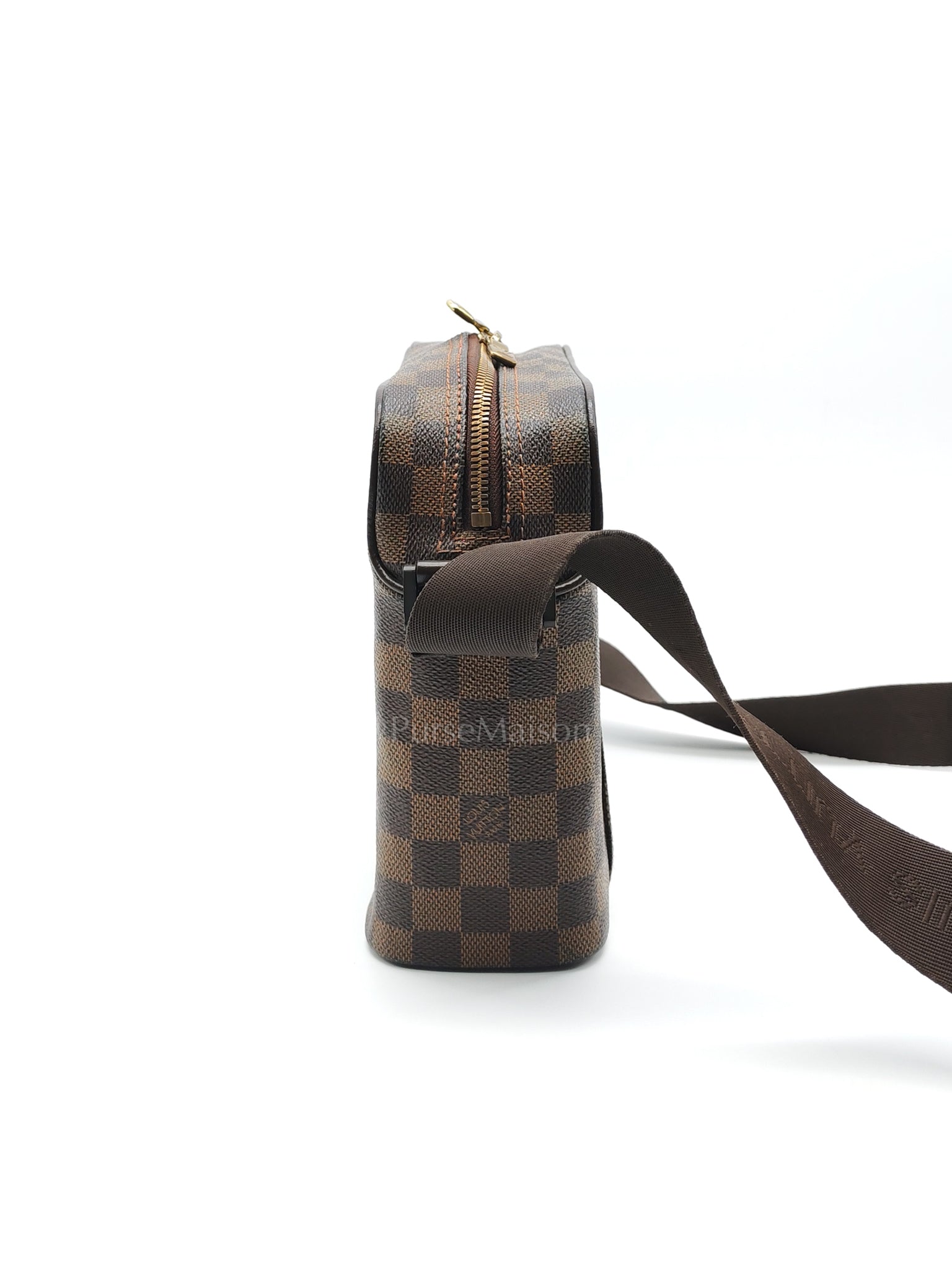 Olav Vintage Messenger Bag in Damier Ebene Canvas (Date Code: MI0024) | Purse Maison Luxury Bags Shop