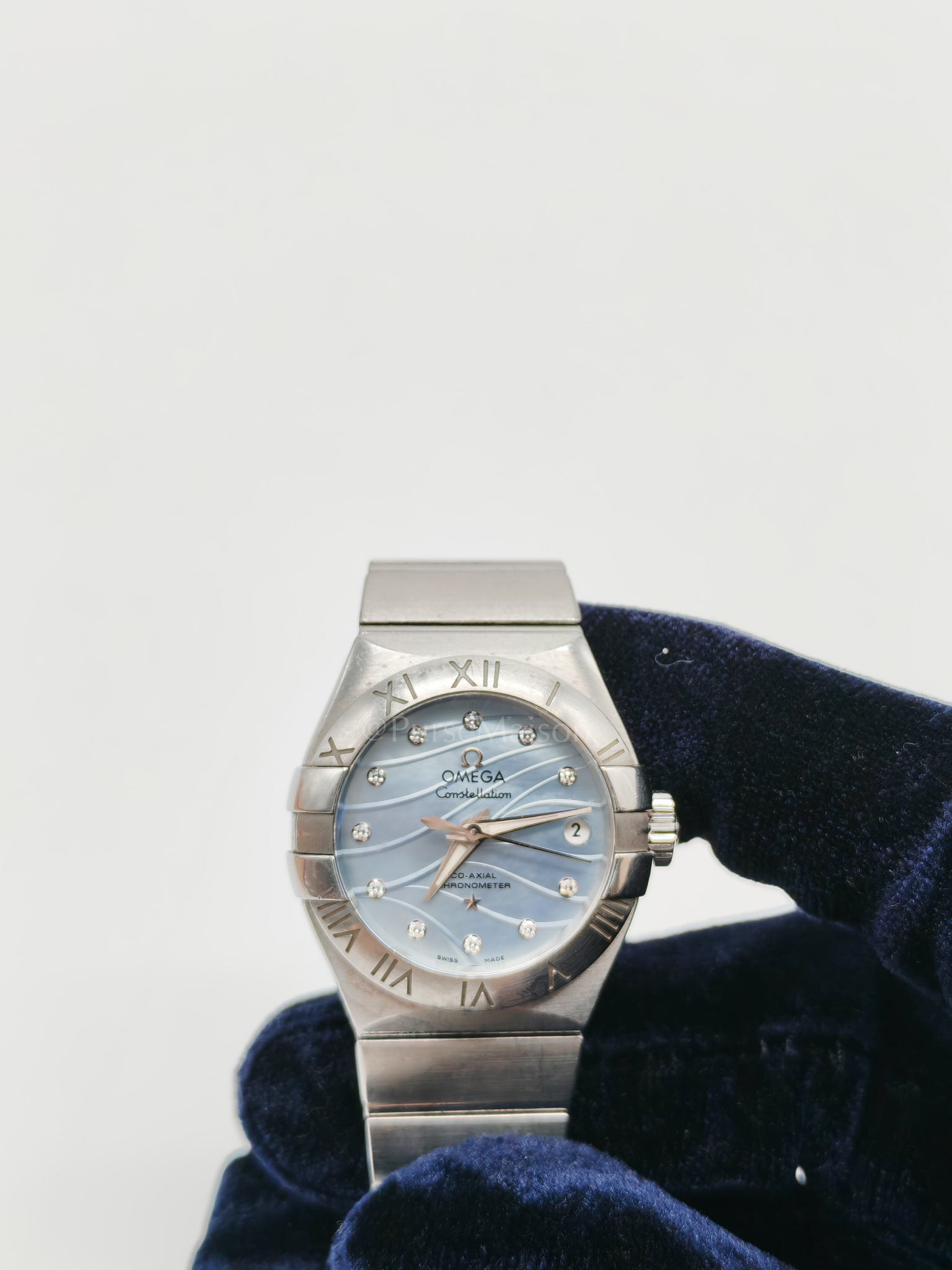 Omega Constellations 27mm Steel on Steel Ladies Watch (Reference Number: 12310272057001) | Purse Maison Luxury Bags Shop