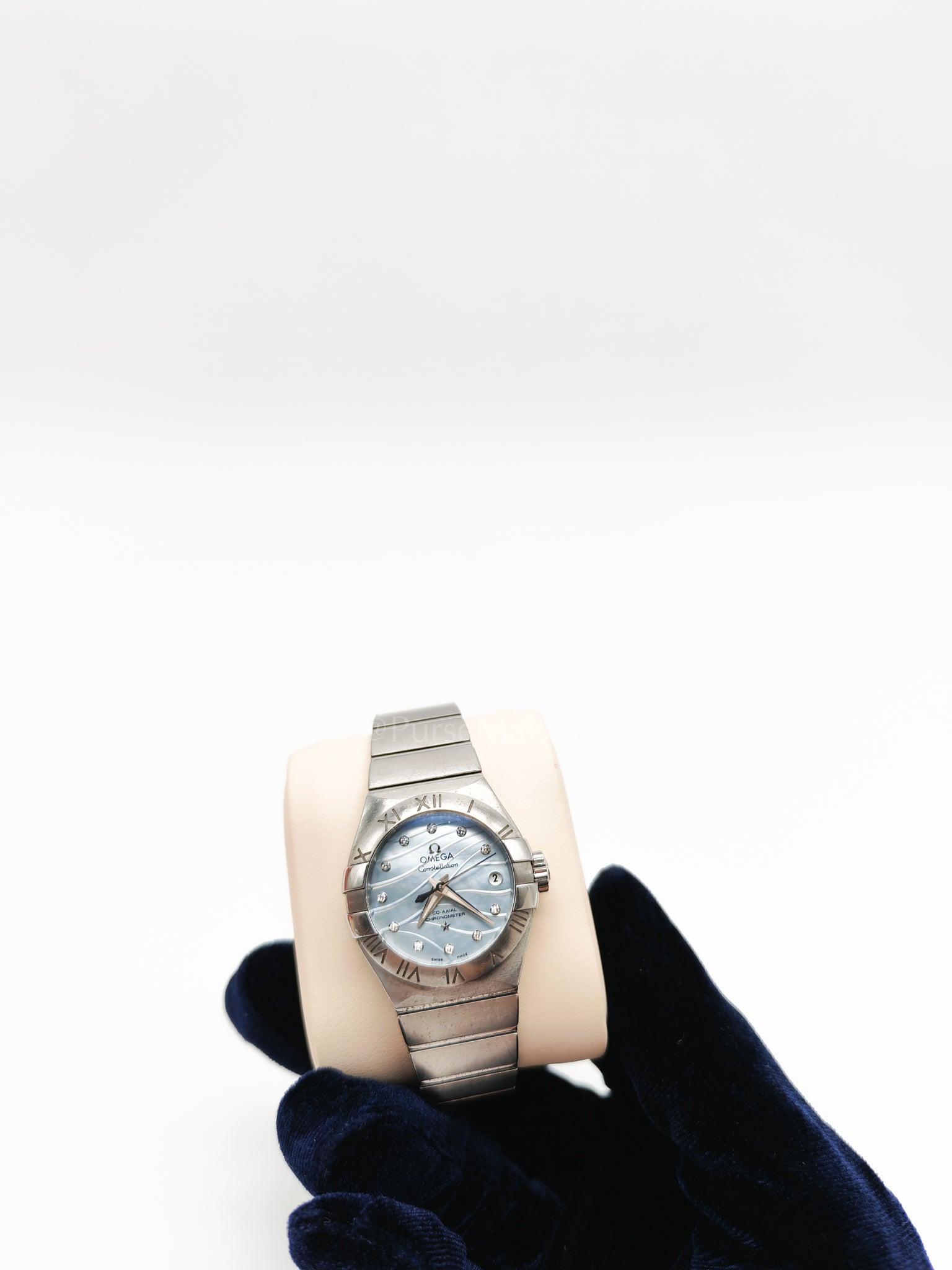 Omega Constellations 27mm Steel on Steel Ladies Watch (Reference Number: 12310272057001) | Purse Maison Luxury Bags Shop