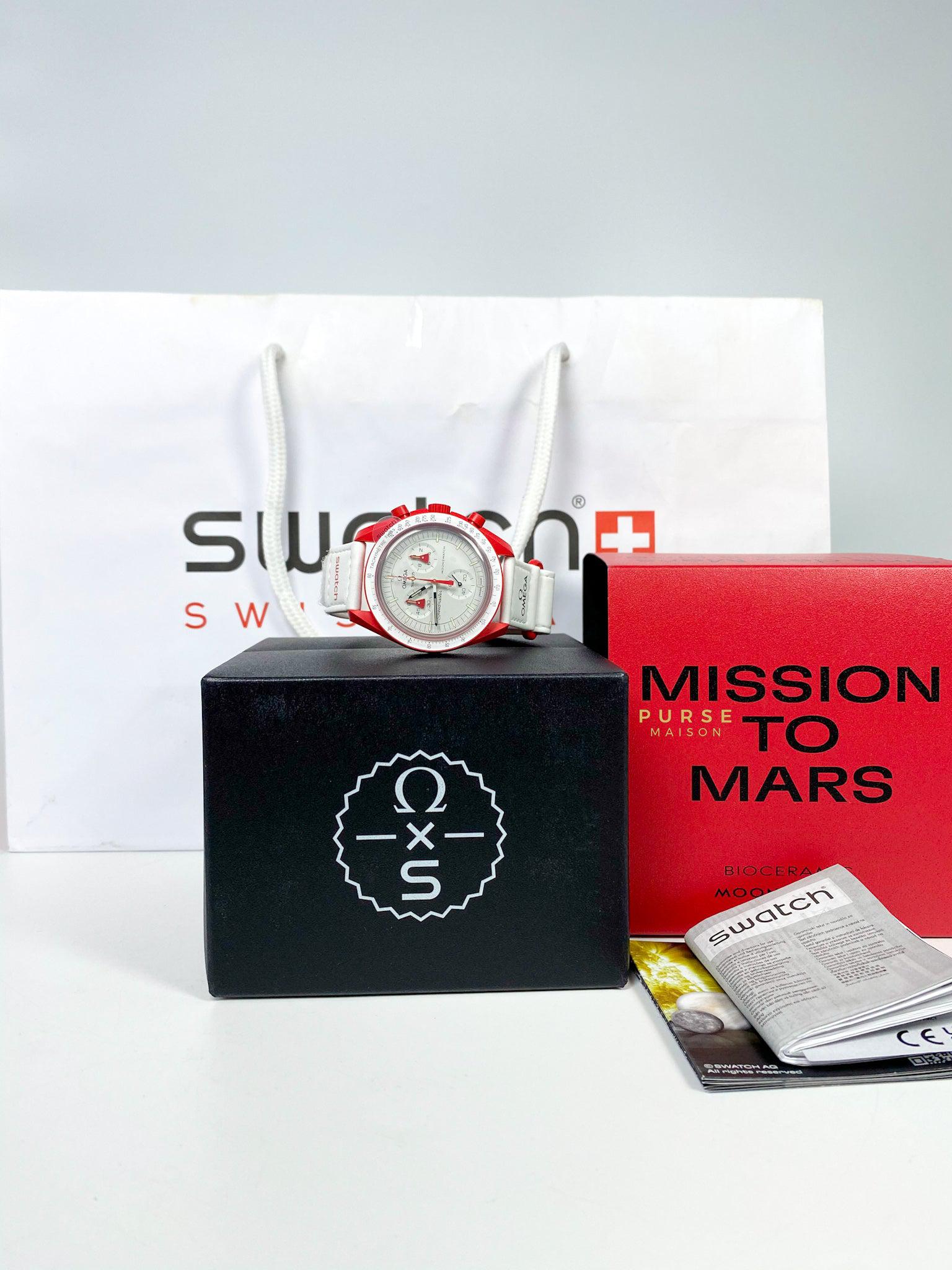 Omega x Swatch Bioceramic MoonSwatch Collection Mission to Mars