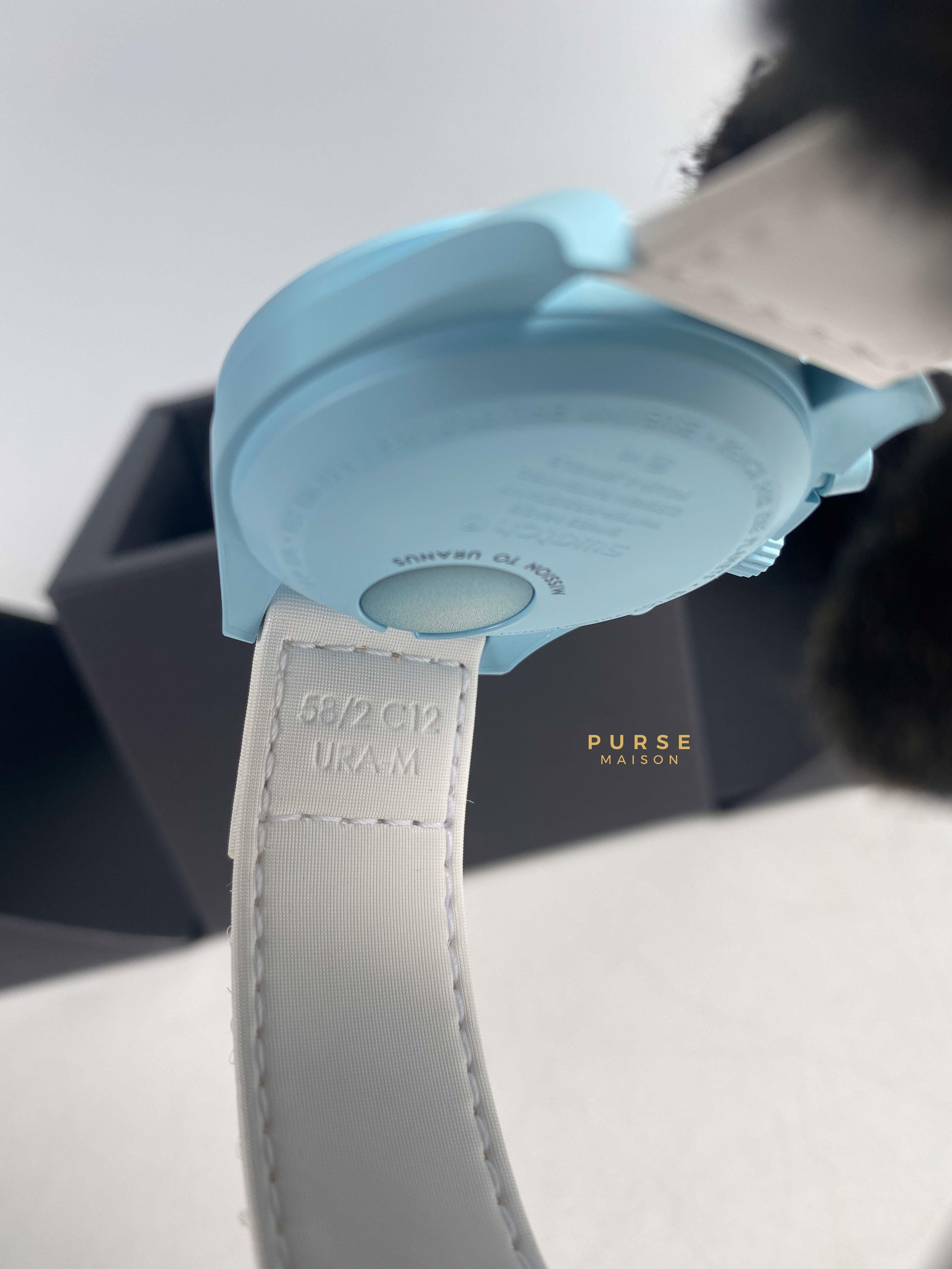 Omega x Swatch Bioceramic MoonSwatch Collection Mission to Uranus | Purse Maison Luxury Bags Shop