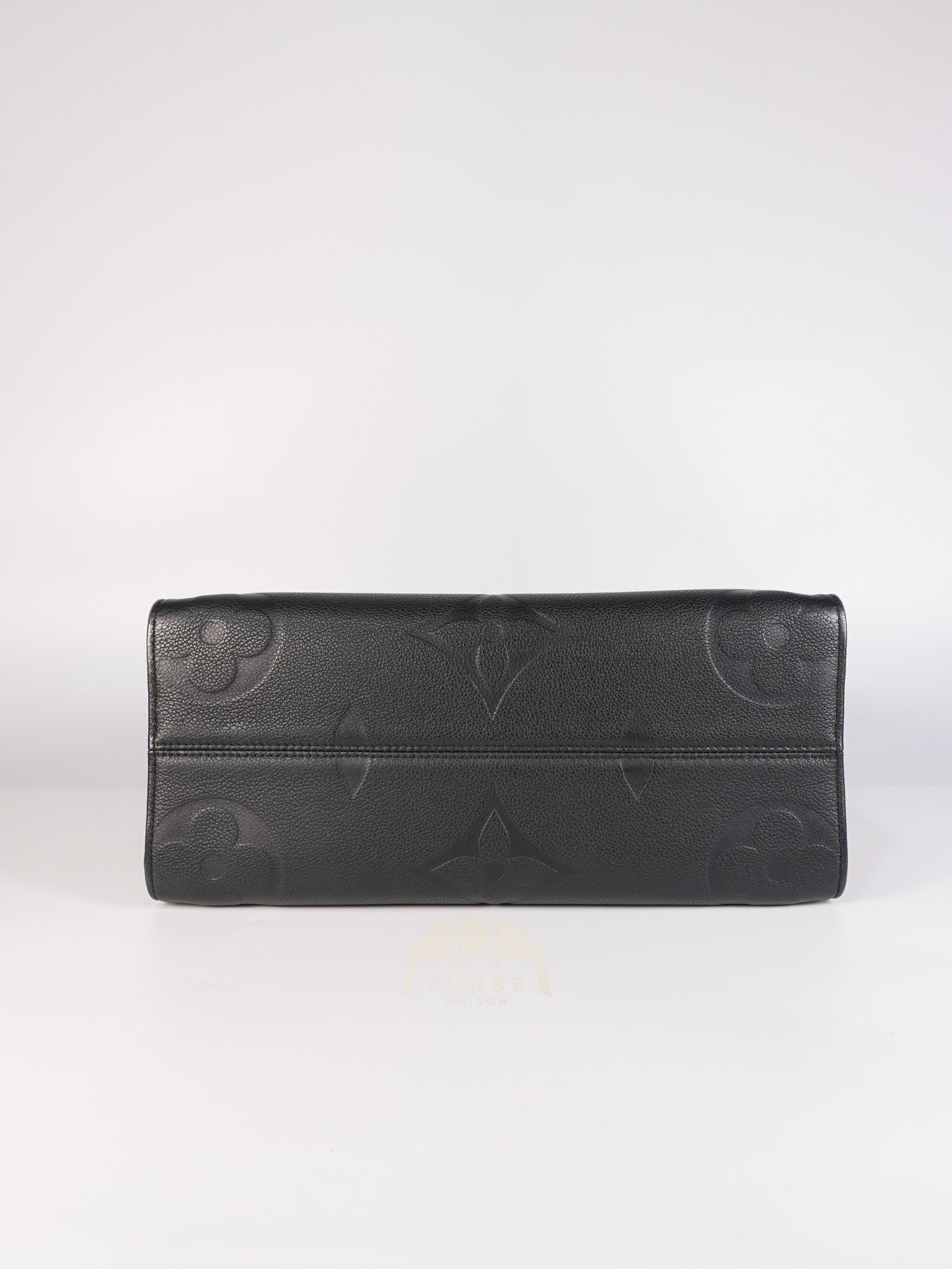 On The Go MM in Black Empreinte Leather & Gold Hardware Microchip | Purse Maison Luxury Bags Shop