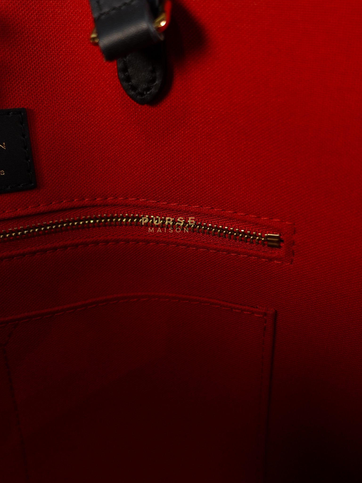 On The Go MM in Reverse Monogram Canvas & Gold Hardware Microchip | Purse Maison Luxury Bags Shop