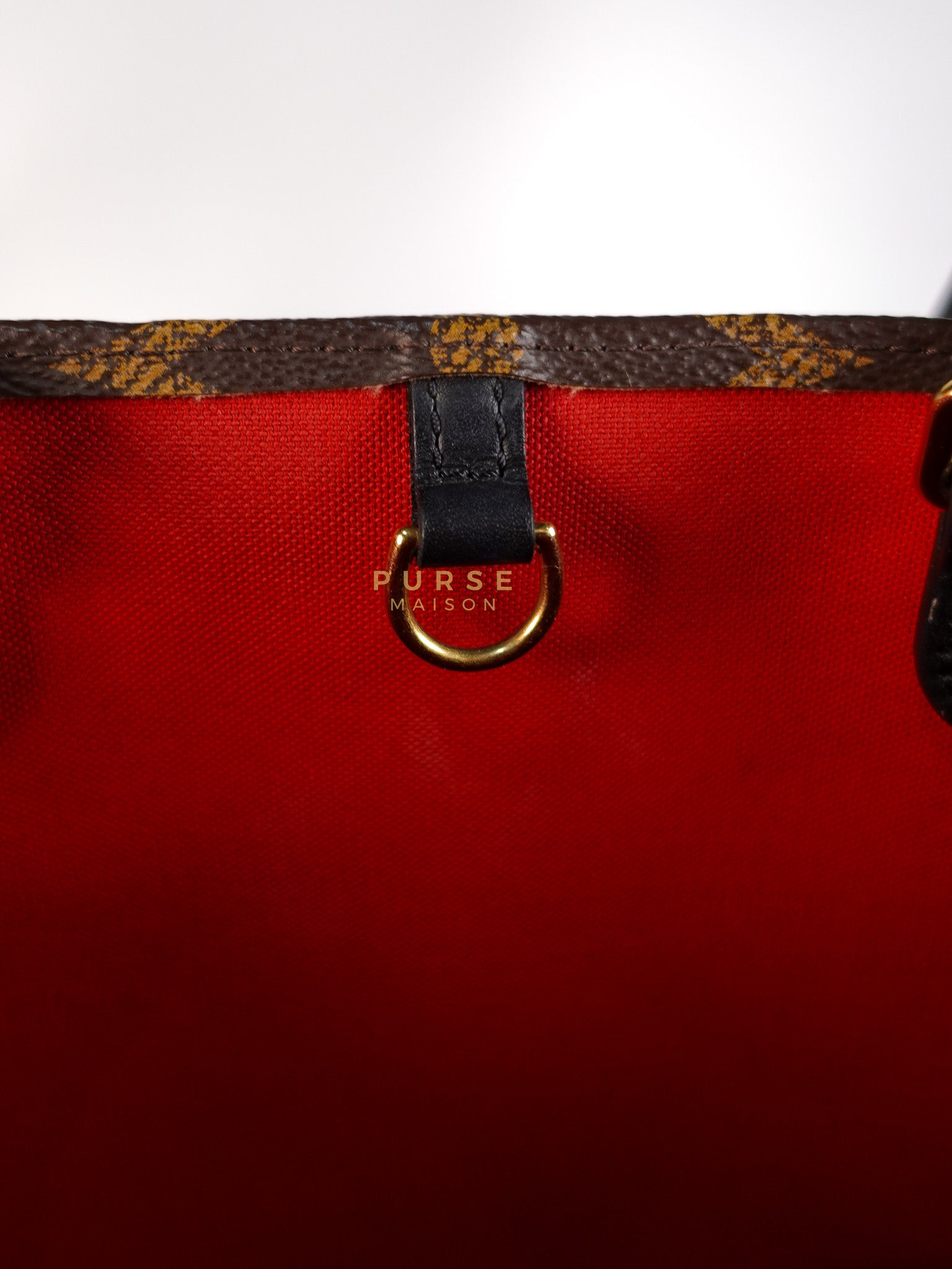 On The Go MM in Reverse Monogram Canvas & Gold Hardware Microchip | Purse Maison Luxury Bags Shop