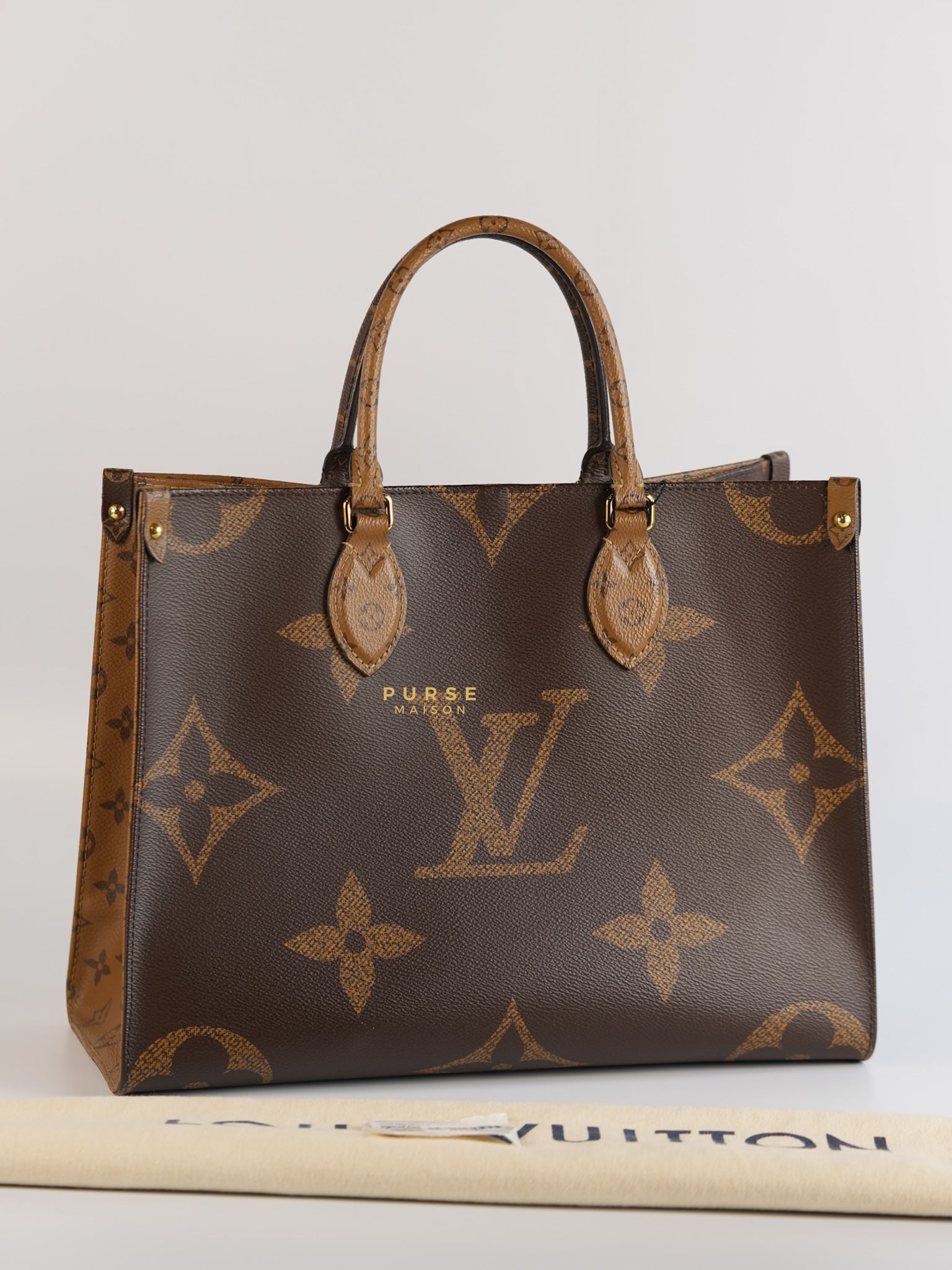 Bag Louis Vuitton Reverse Monogram Giant Onthego Mm Reverse