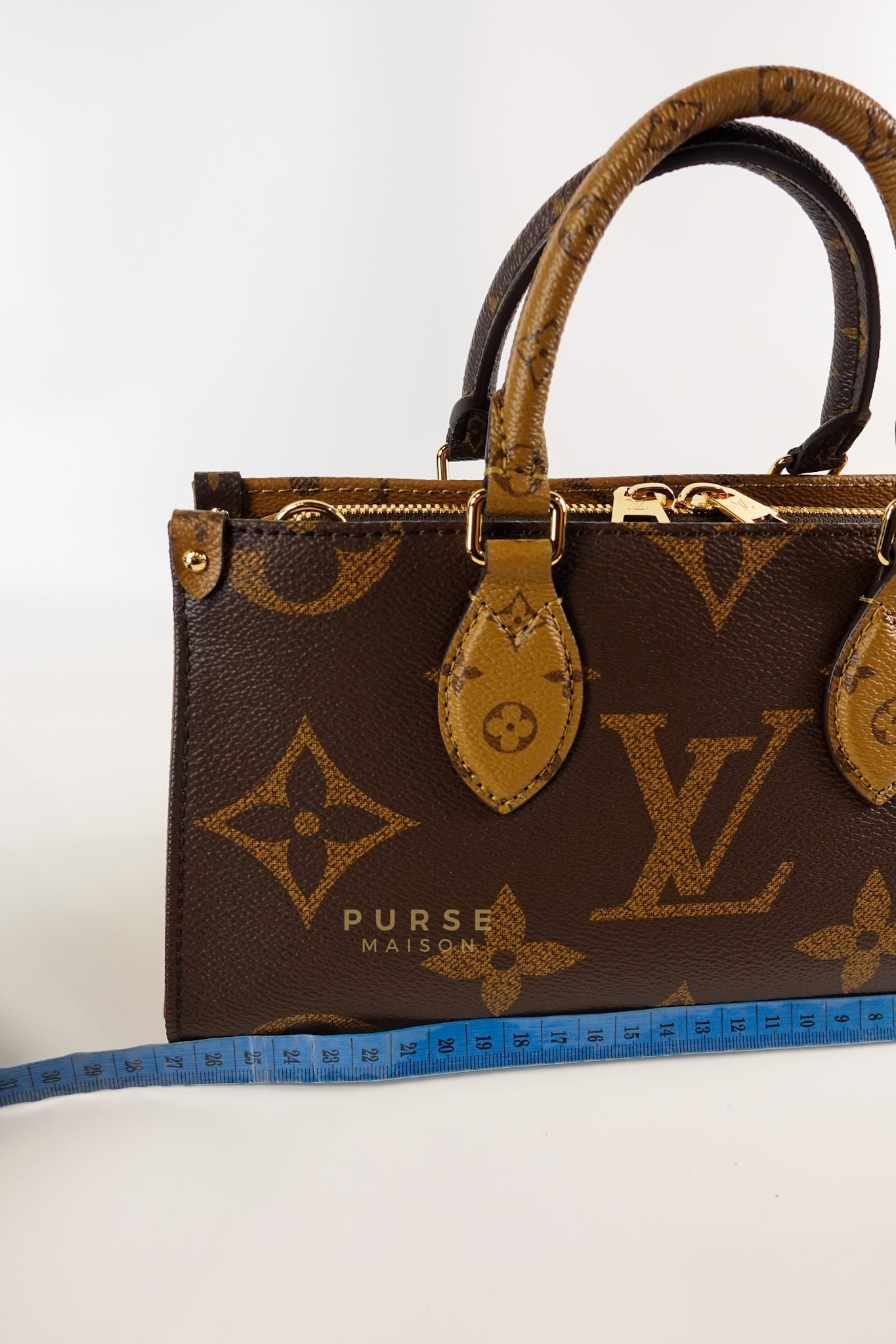 On The Go (OTG) East West in Reverse Monogram Canvas (Microchip) | Purse Maison Luxury Bags Shop