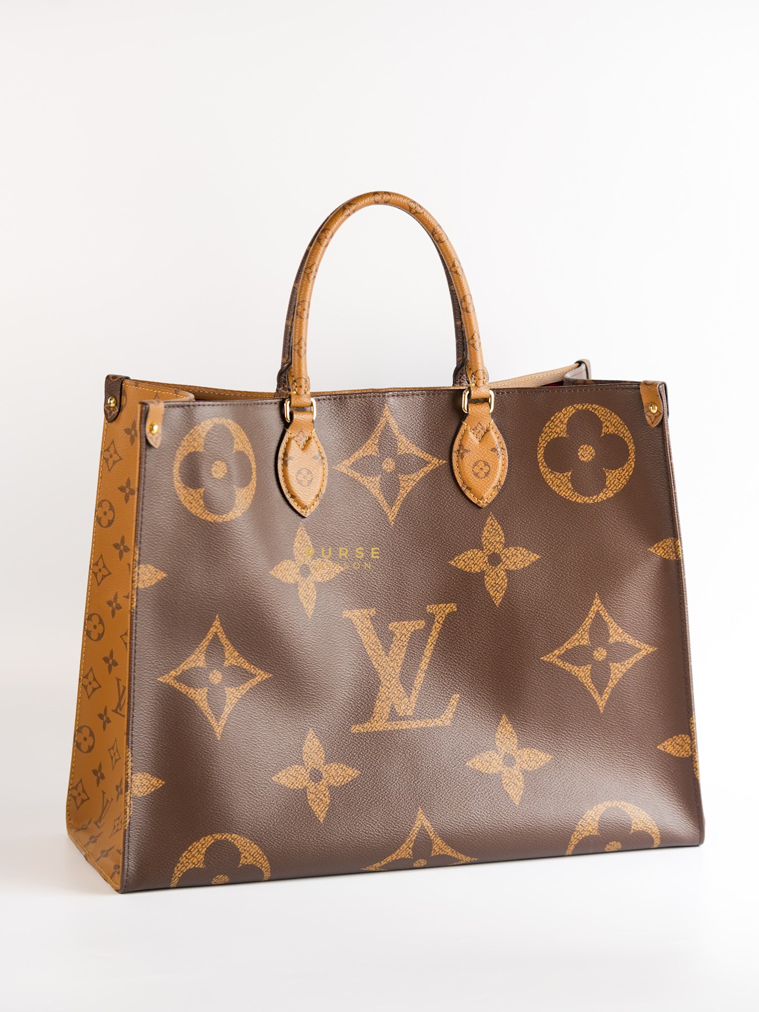 On The Go (OTG) GM Tote Bag Monogram Reverse (Date Code: TJ0200) | Purse Maison Luxury Bags Shop