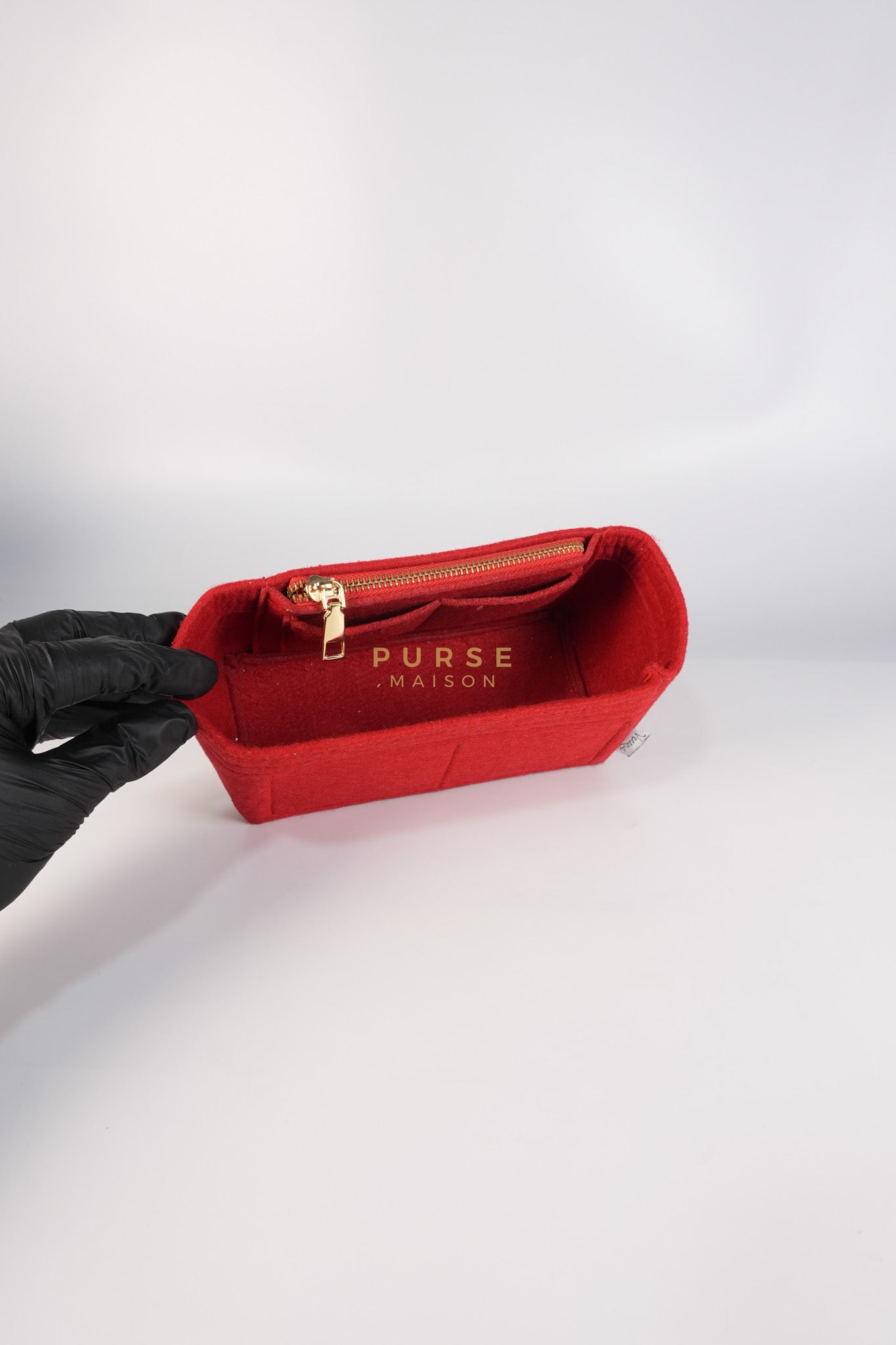 On The Go PM in Black Monogram Canvas & Gold Hardware Microchip | Purse Maison Luxury Bags Shop