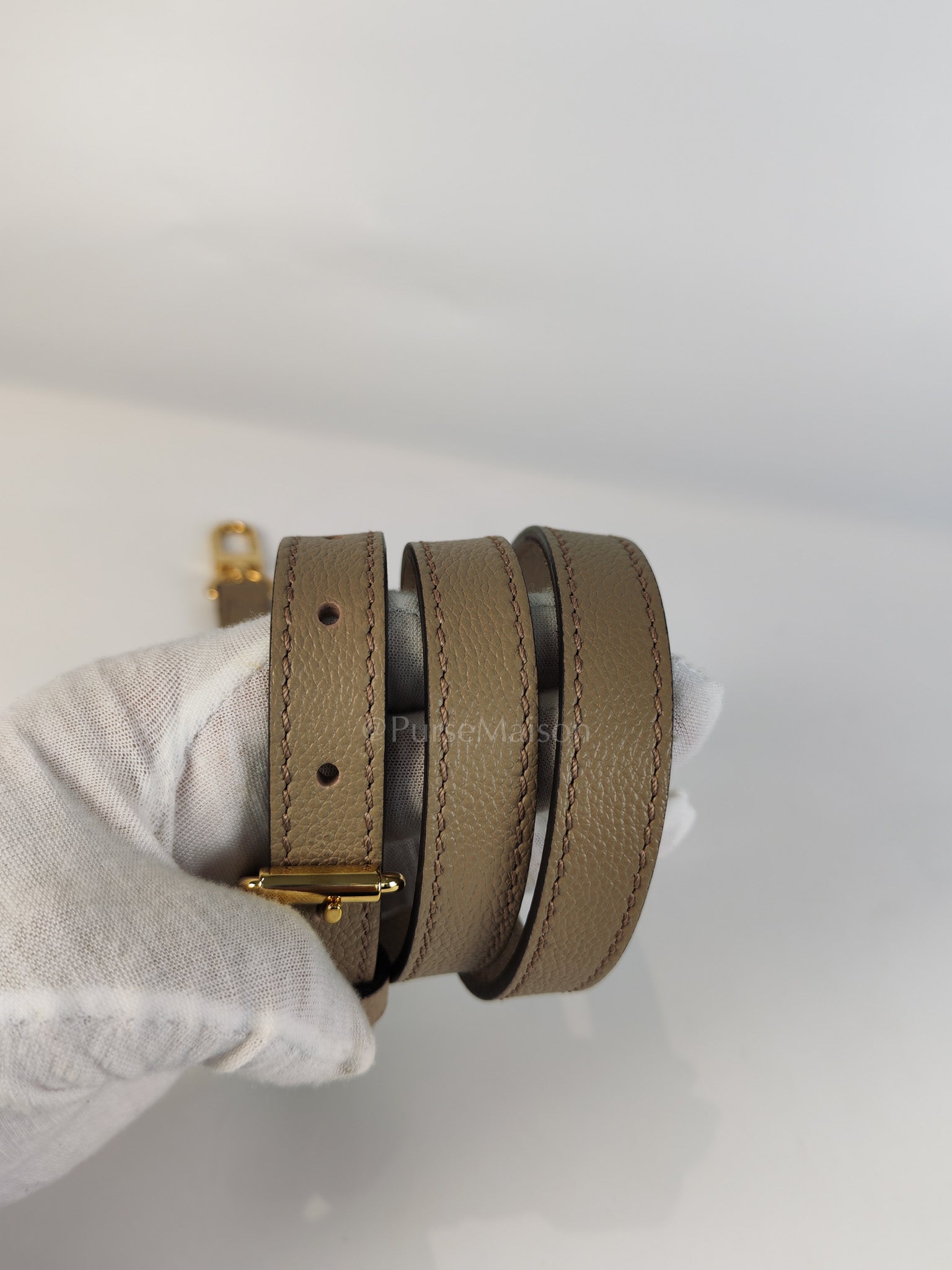 On The Go PM (OTG) in Tourterelle Creme in Monogram Empreinte Leather (Microchip) | Purse Maison Luxury Bags Shop