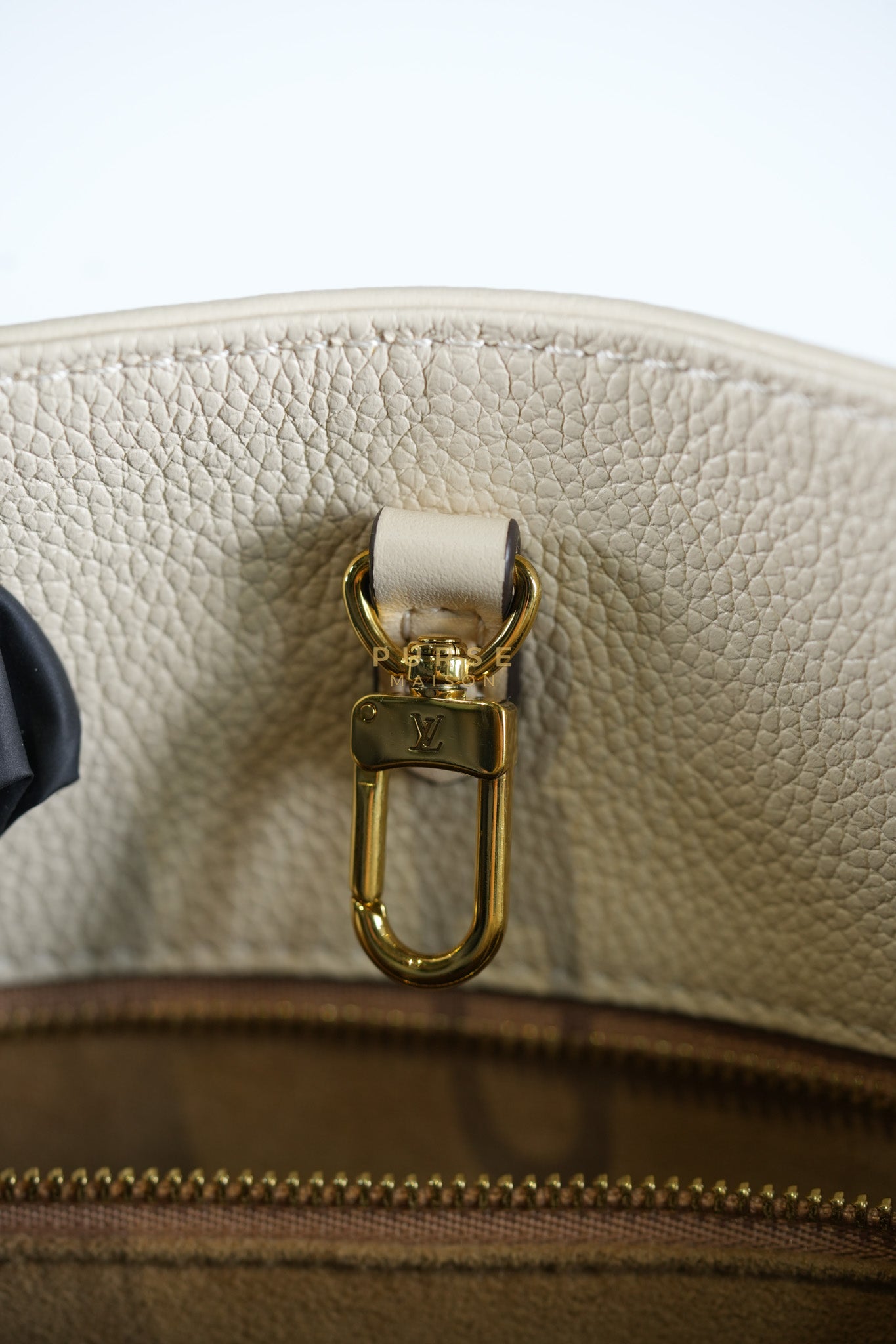OnTheGo (OTG) GM Creme Empreinte Leather (Date Code: DU1210) | Purse Maison Luxury Bags Shop