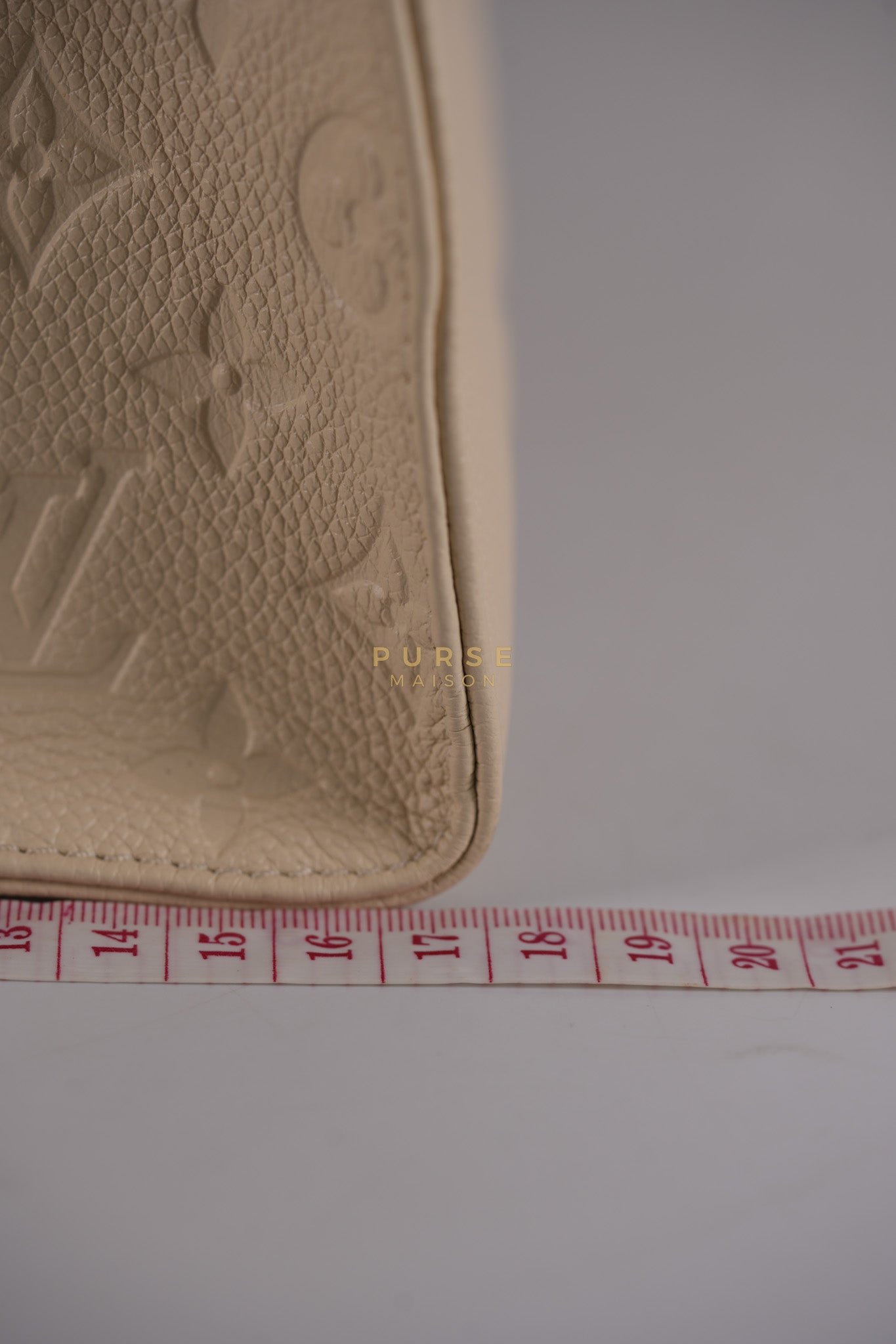 OnTheGo (OTG) GM Creme Empreinte Leather (Date Code: DU1210) | Purse Maison Luxury Bags Shop