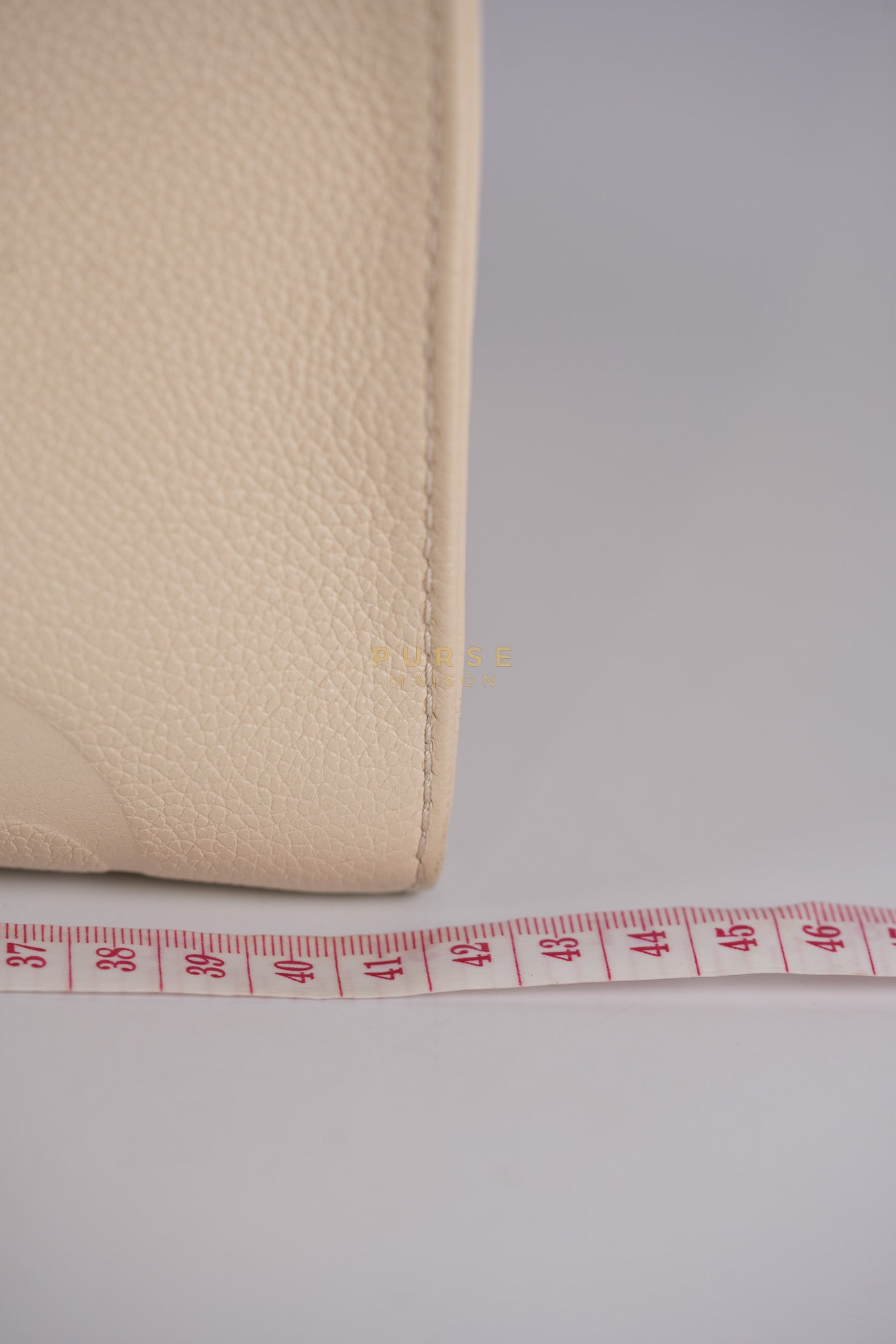 OnTheGo (OTG) GM Creme Empreinte Leather (Date Code: DU1210) | Purse Maison Luxury Bags Shop