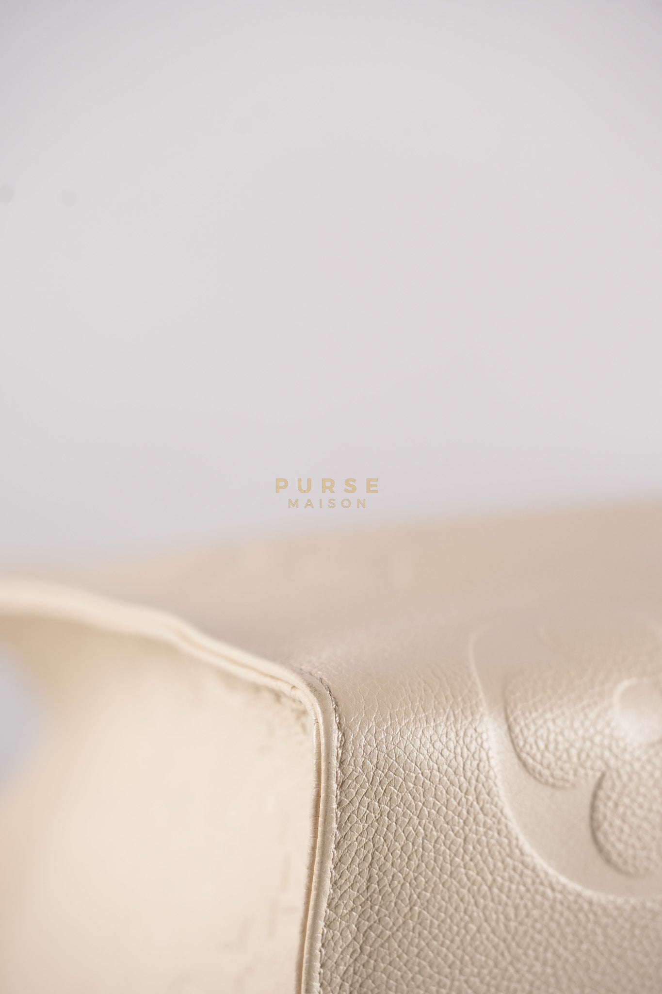 OnTheGo (OTG) GM Creme Empreinte Leather (Date Code: DU1210) | Purse Maison Luxury Bags Shop