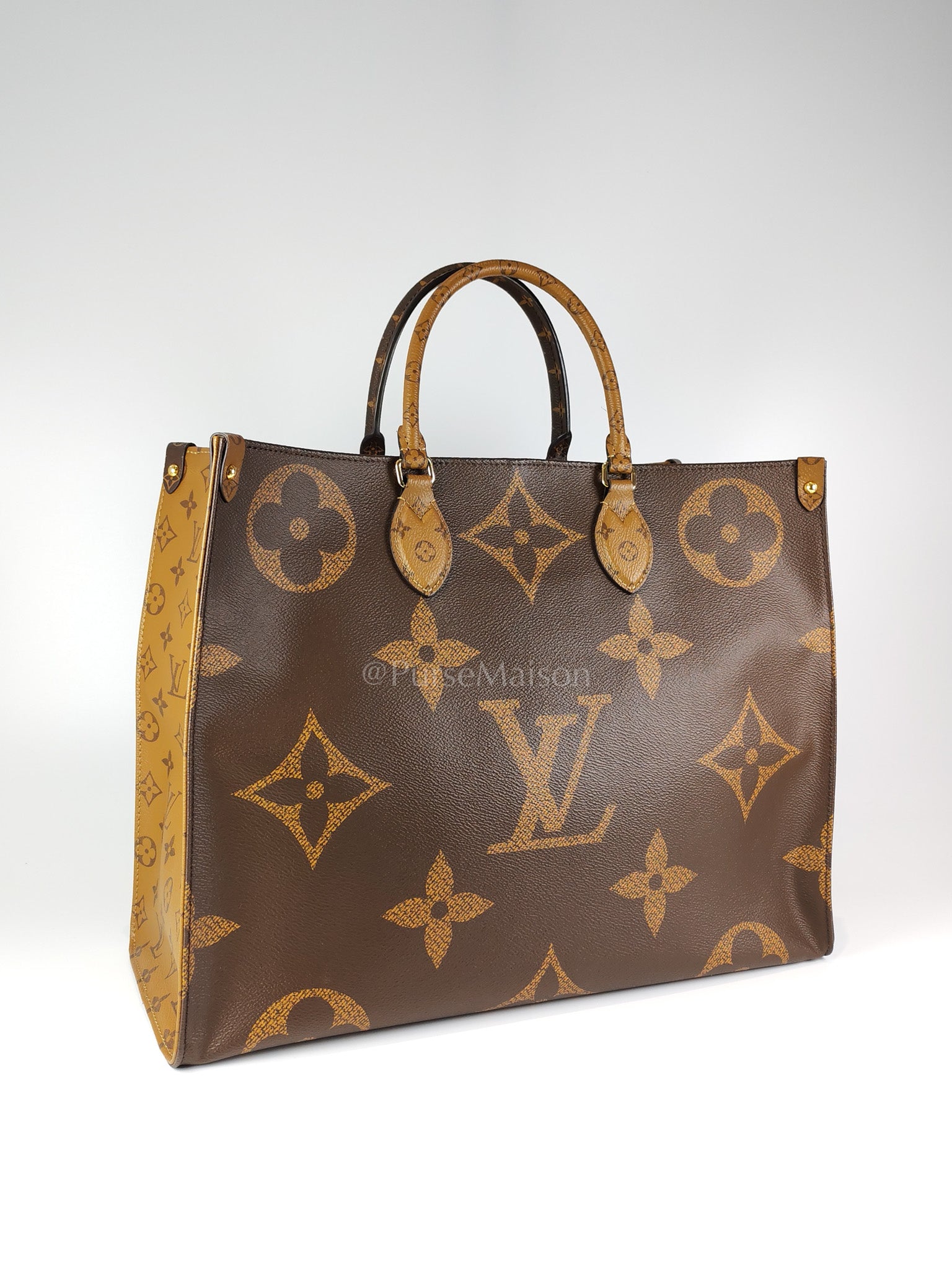 OnTheGo (OTG) GM In Reverse Monogram Canvas Tote Bag (Date Code: NZ3169) | Purse Maison Luxury Bags Shop