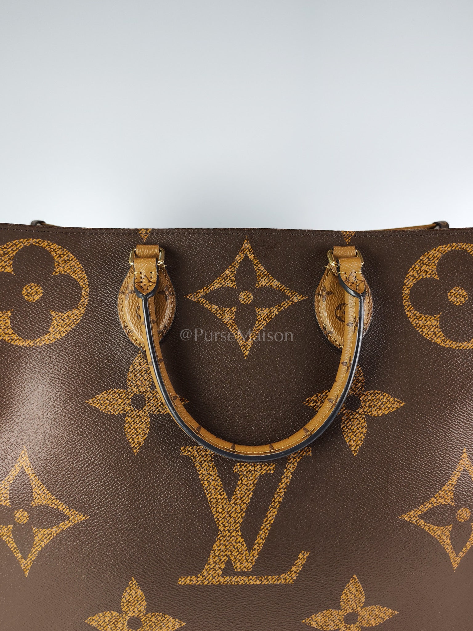 OnTheGo (OTG) GM In Reverse Monogram Canvas Tote Bag (Date Code: NZ3169) | Purse Maison Luxury Bags Shop