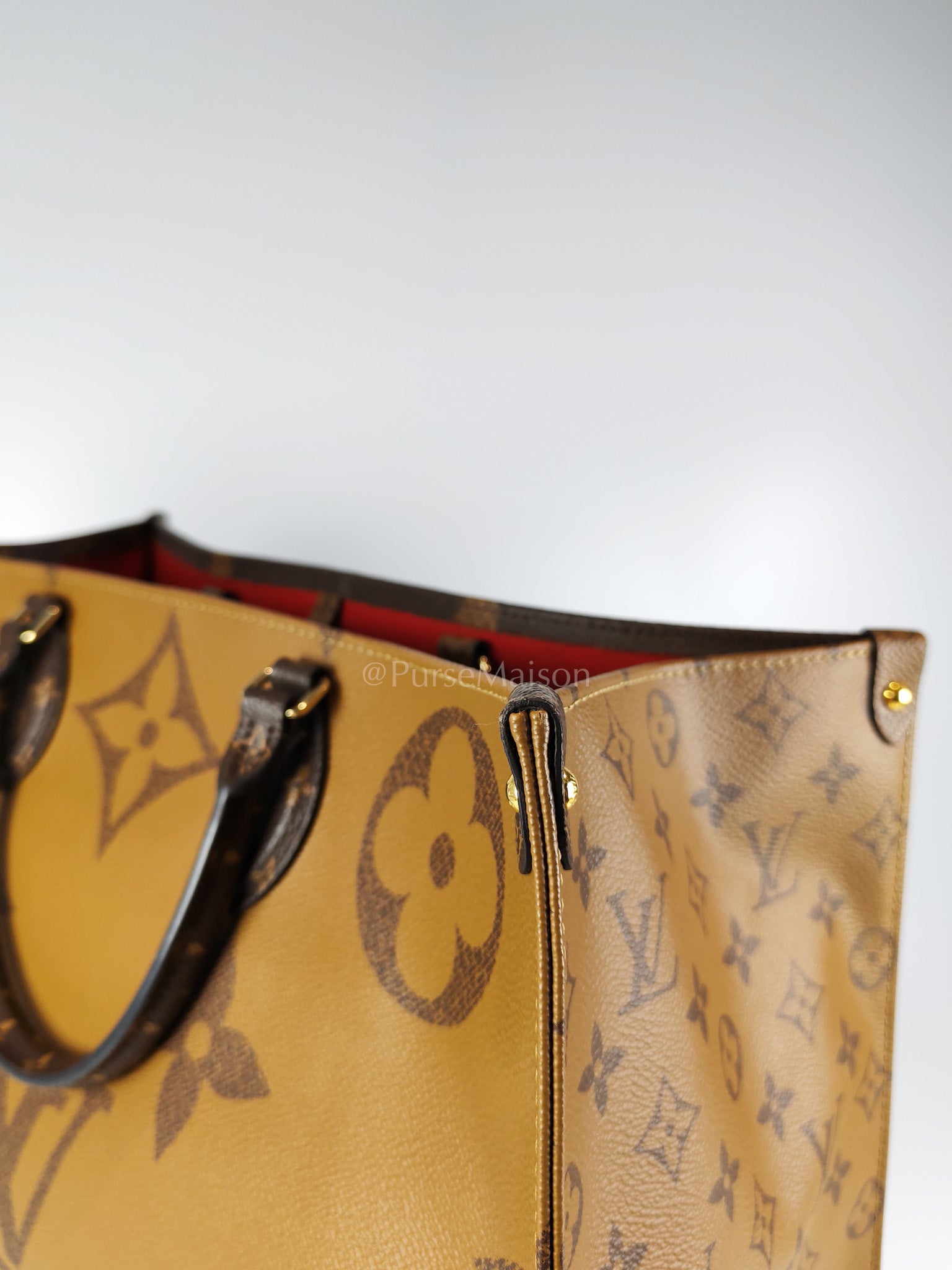 OnTheGo (OTG) GM In Reverse Monogram Canvas Tote Bag (Date Code: NZ3169) | Purse Maison Luxury Bags Shop