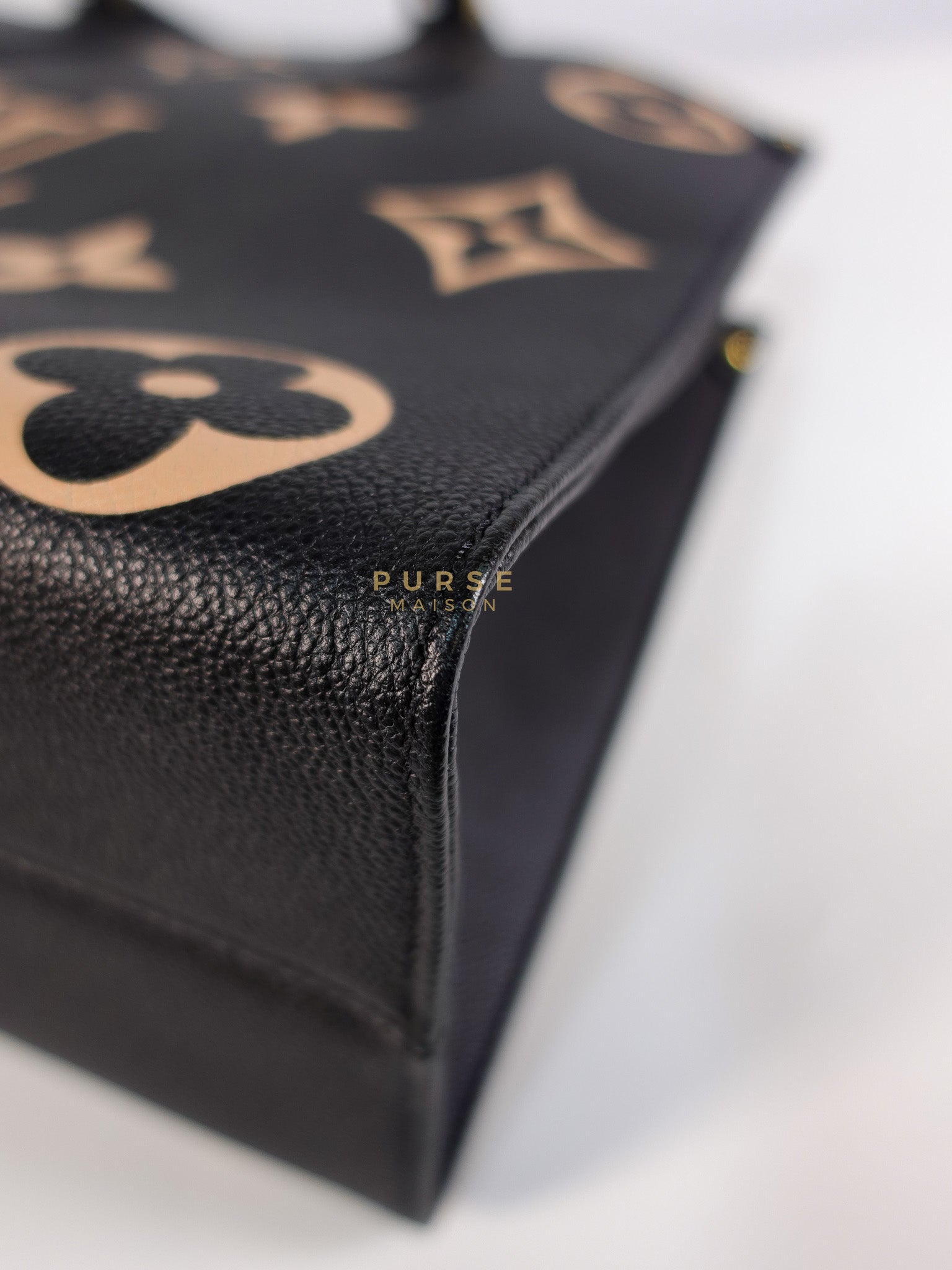 OnTheGo (OTG) MM Bi-color Monogram Empreinte Leather(Microchip) | Purse Maison Luxury Bags Shop