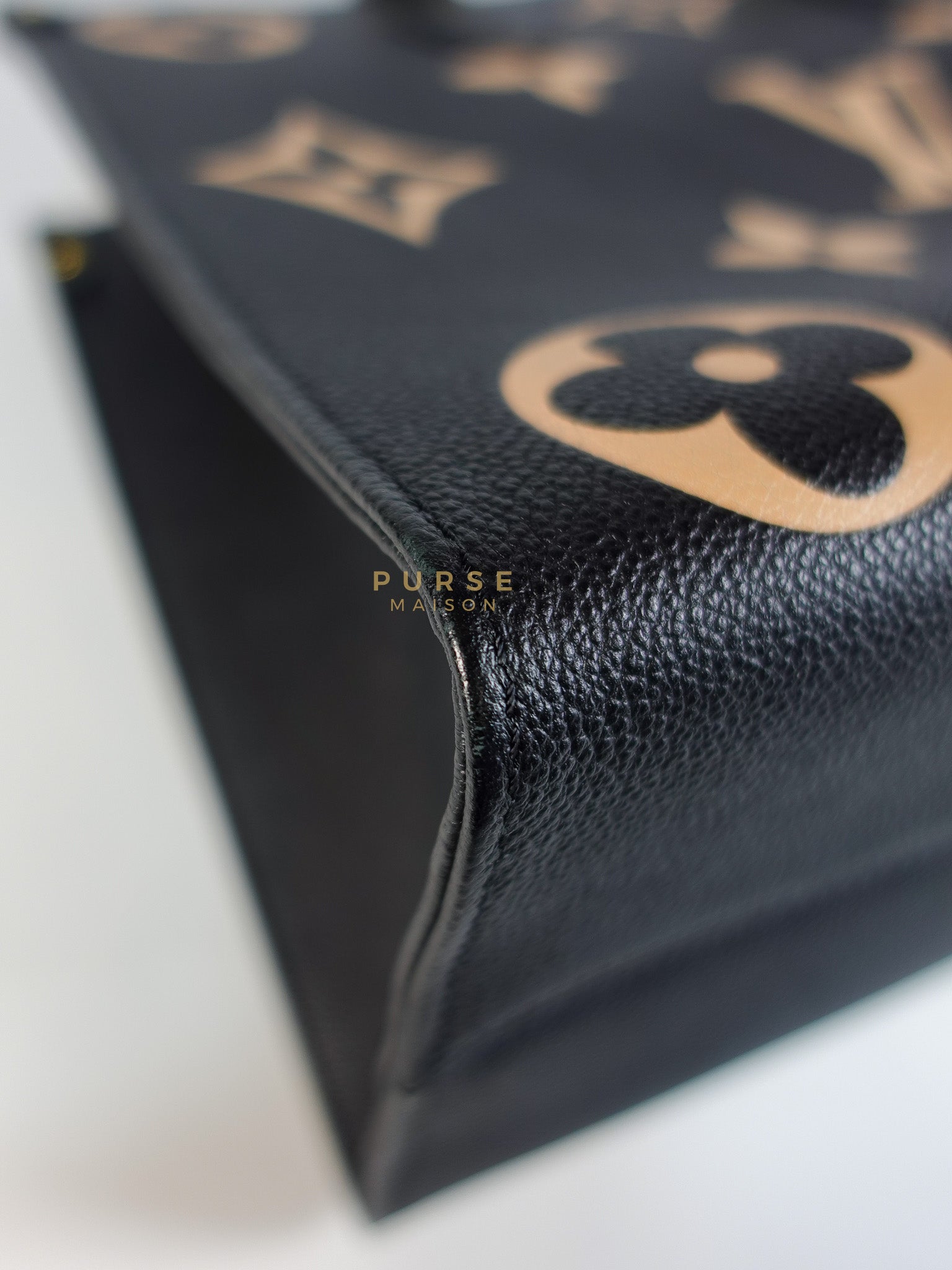 OnTheGo (OTG) MM Bi-color Monogram Empreinte Leather(Microchip) | Purse Maison Luxury Bags Shop