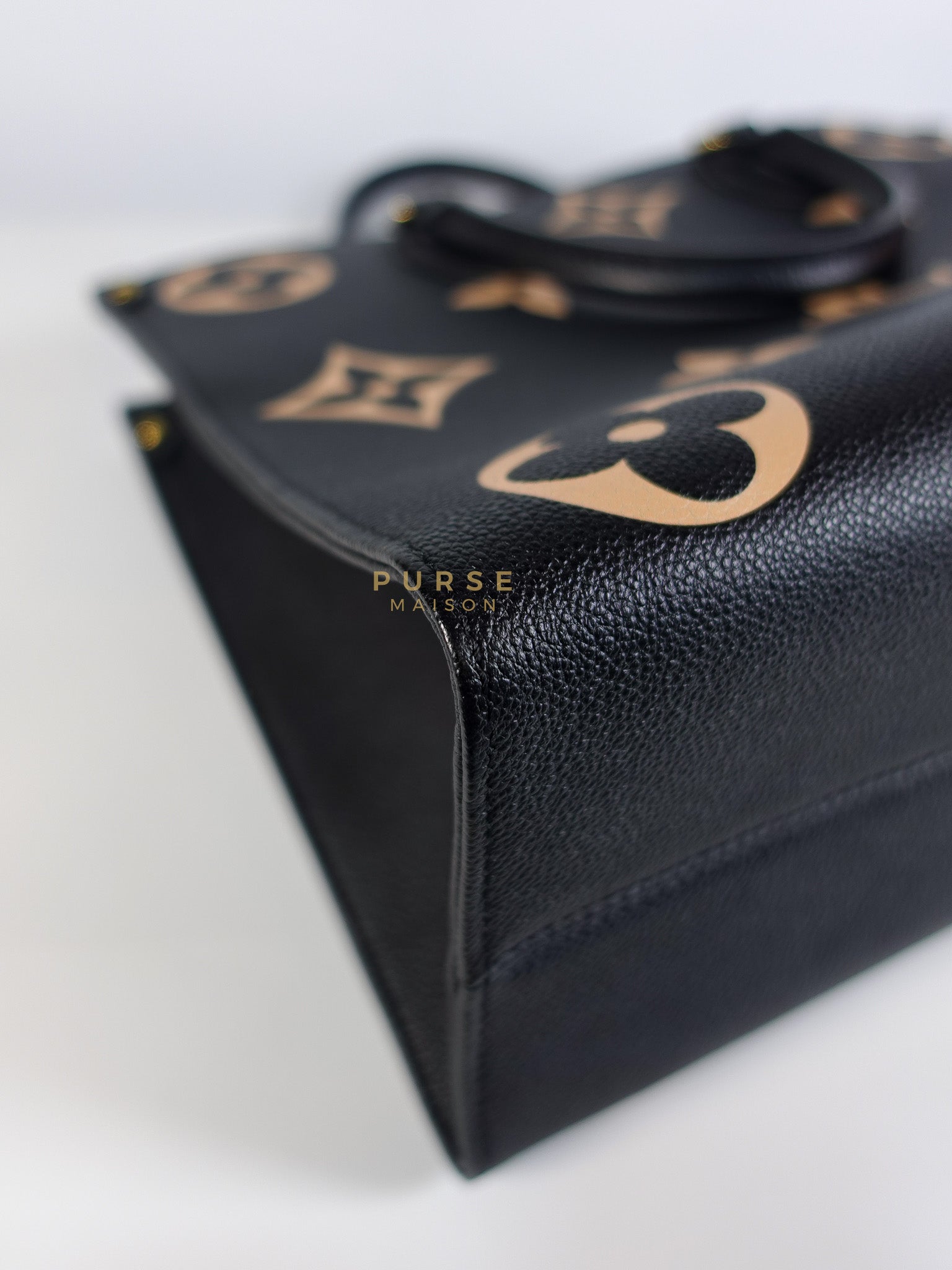 OnTheGo (OTG) MM Bi-color Monogram Empreinte Leather(Microchip) | Purse Maison Luxury Bags Shop