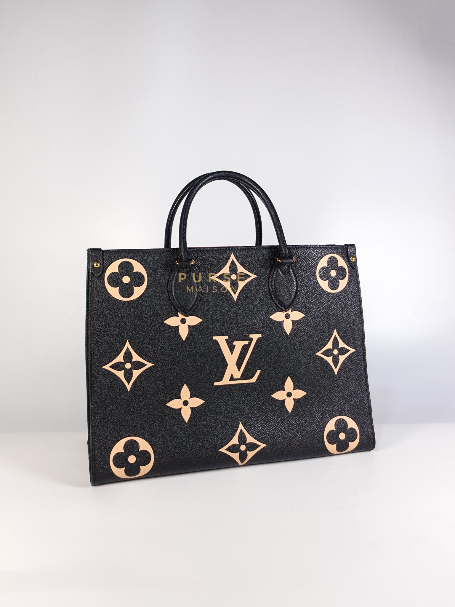 Mm Monogram Empreinte Leather Onthego Tote Louis Vuitton Louis