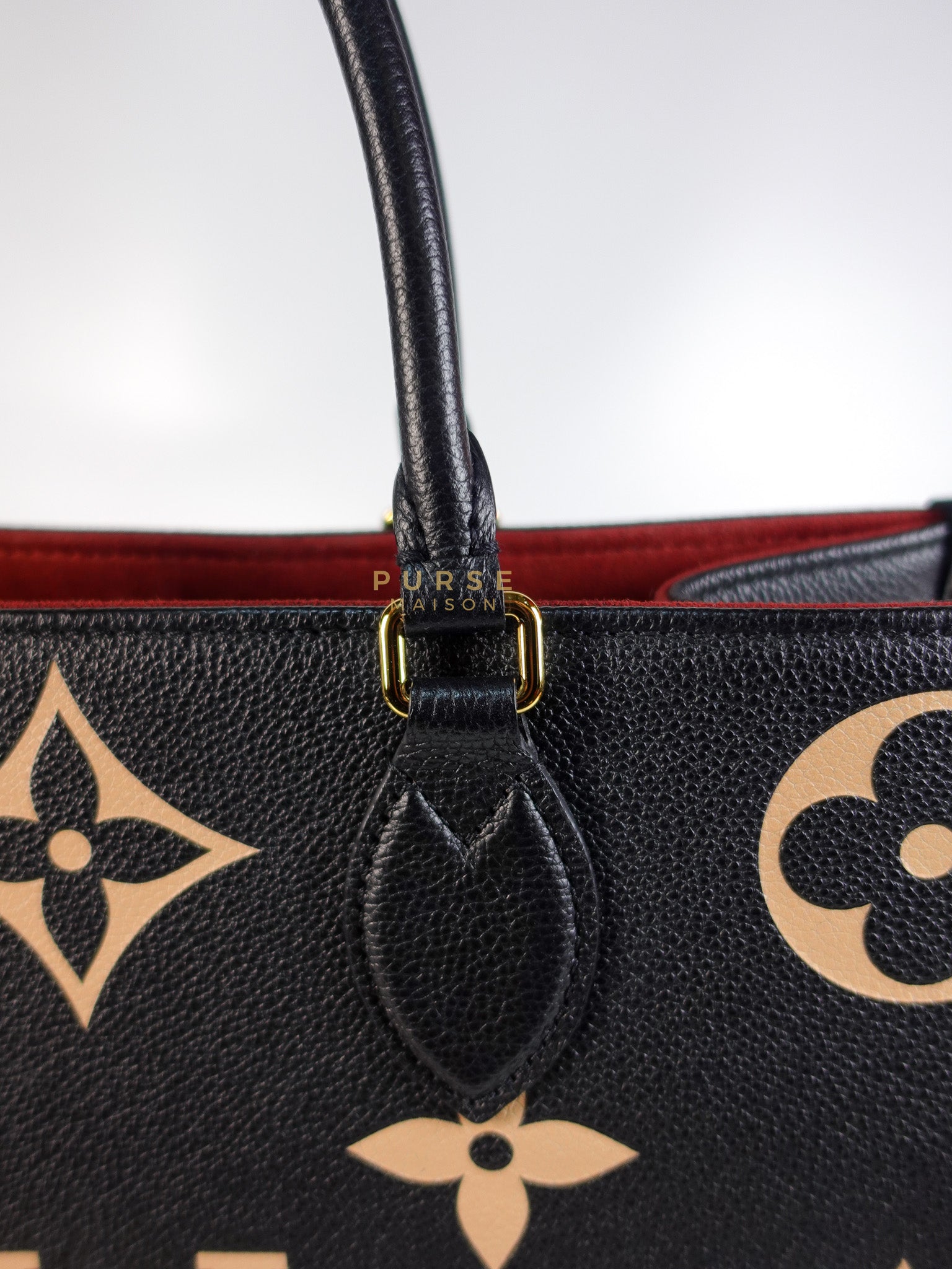 OnTheGo (OTG) MM Bi-color Monogram Empreinte Leather(Microchip) | Purse Maison Luxury Bags Shop