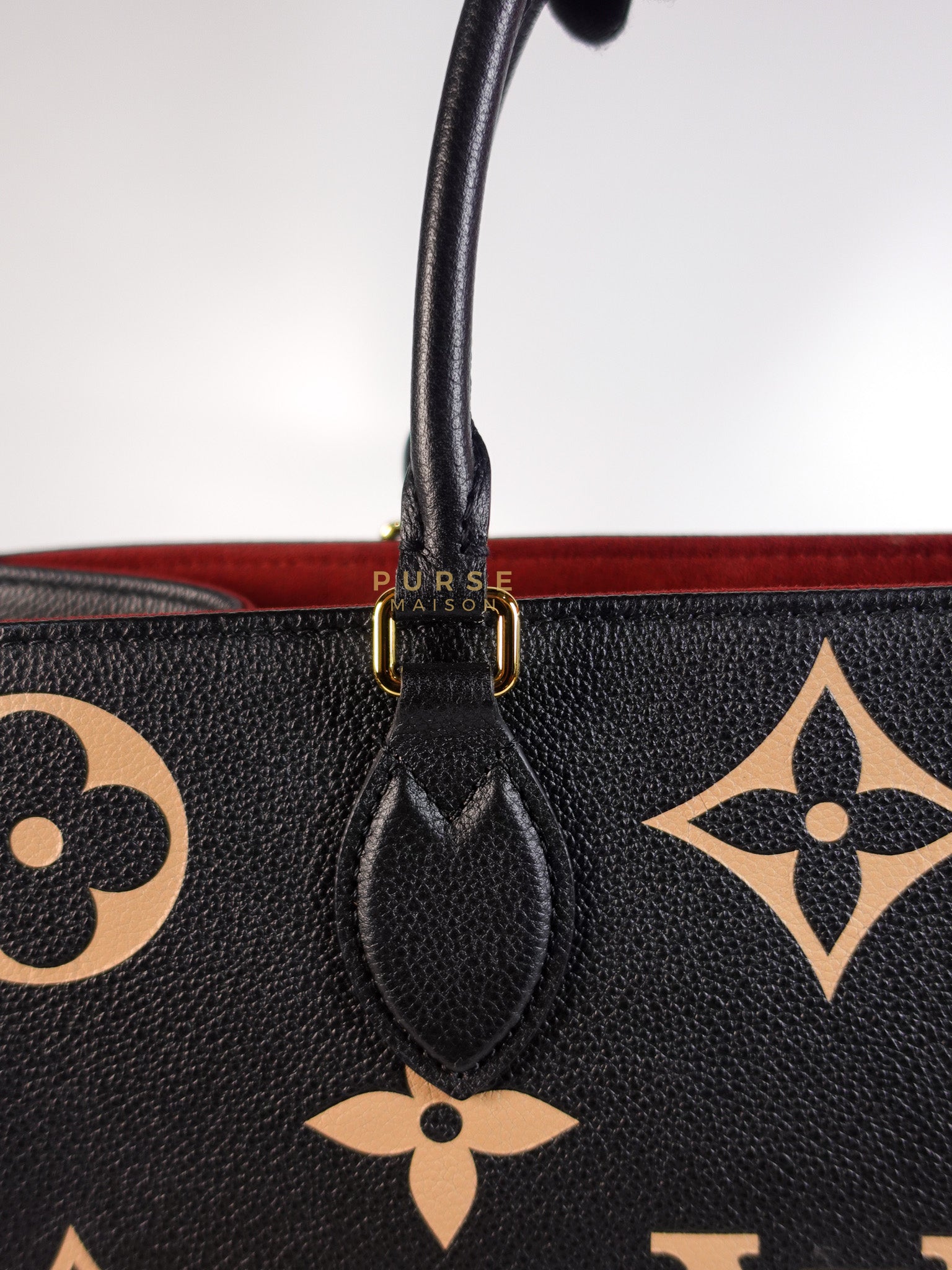 OnTheGo (OTG) MM Bi-color Monogram Empreinte Leather(Microchip) | Purse Maison Luxury Bags Shop