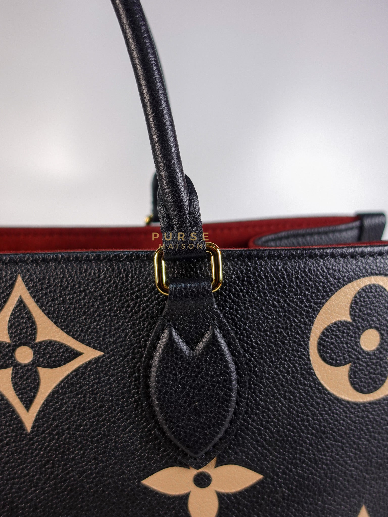 OnTheGo (OTG) MM Bi-color Monogram Empreinte Leather(Microchip) | Purse Maison Luxury Bags Shop