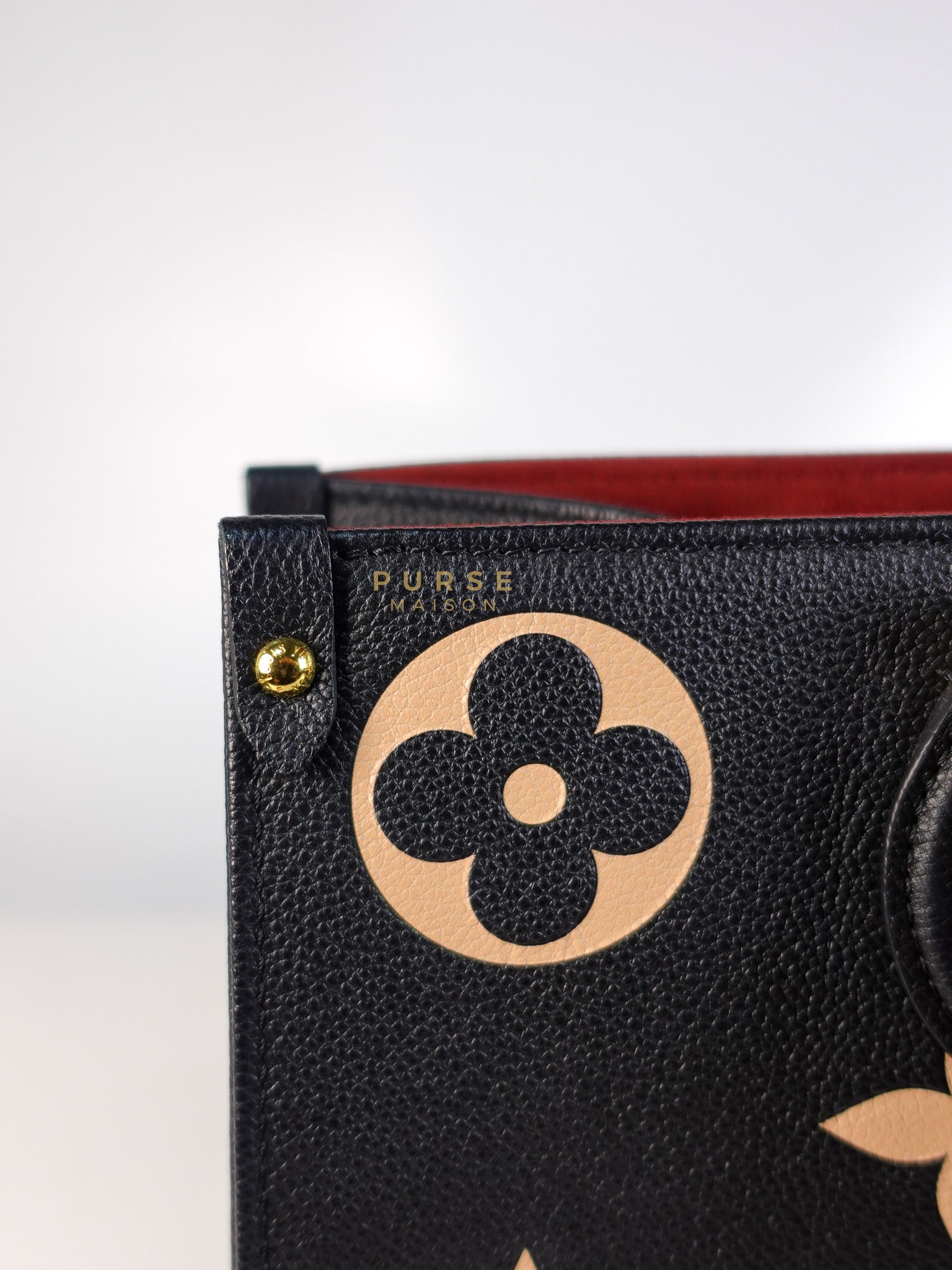 OnTheGo (OTG) MM Bi-color Monogram Empreinte Leather(Microchip) | Purse Maison Luxury Bags Shop