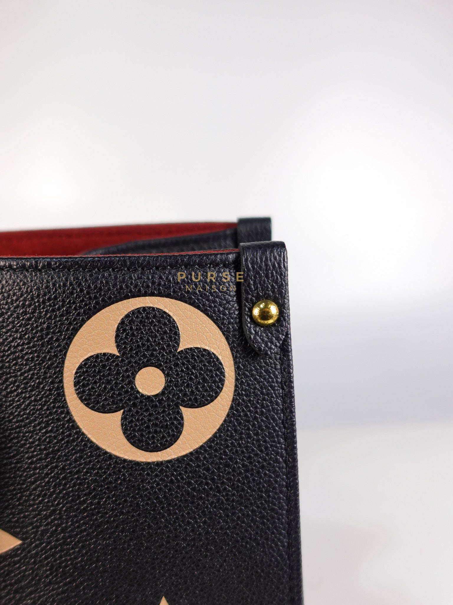OnTheGo (OTG) MM Bi-color Monogram Empreinte Leather(Microchip) | Purse Maison Luxury Bags Shop