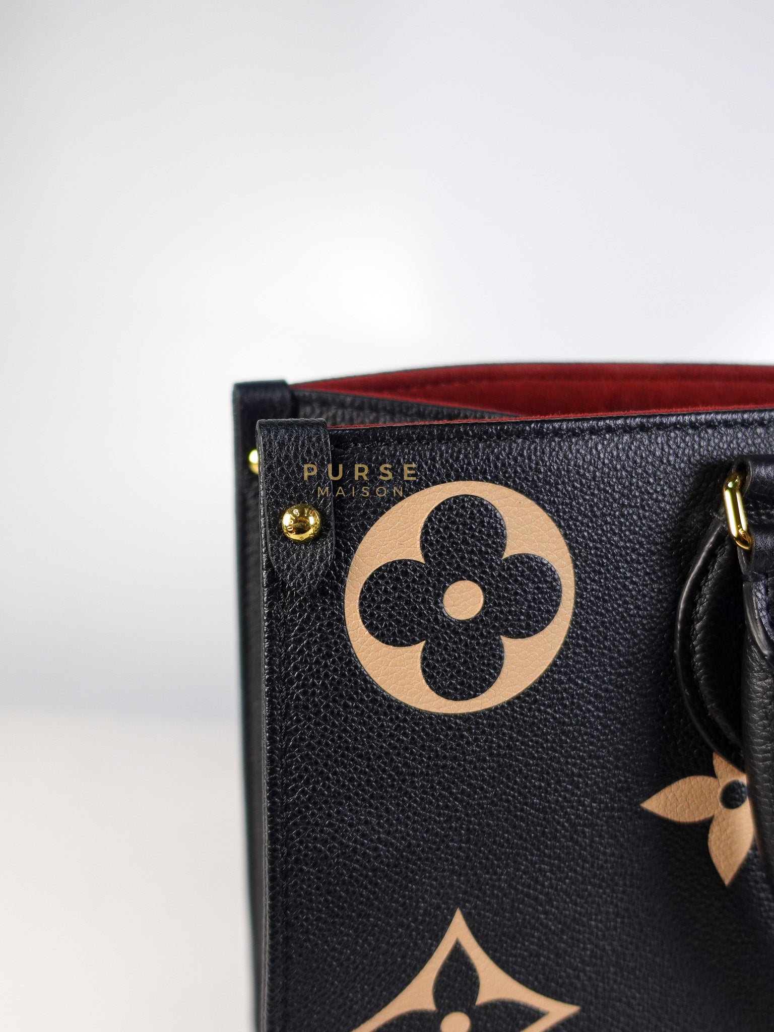 OnTheGo (OTG) MM Bi-color Monogram Empreinte Leather(Microchip) | Purse Maison Luxury Bags Shop