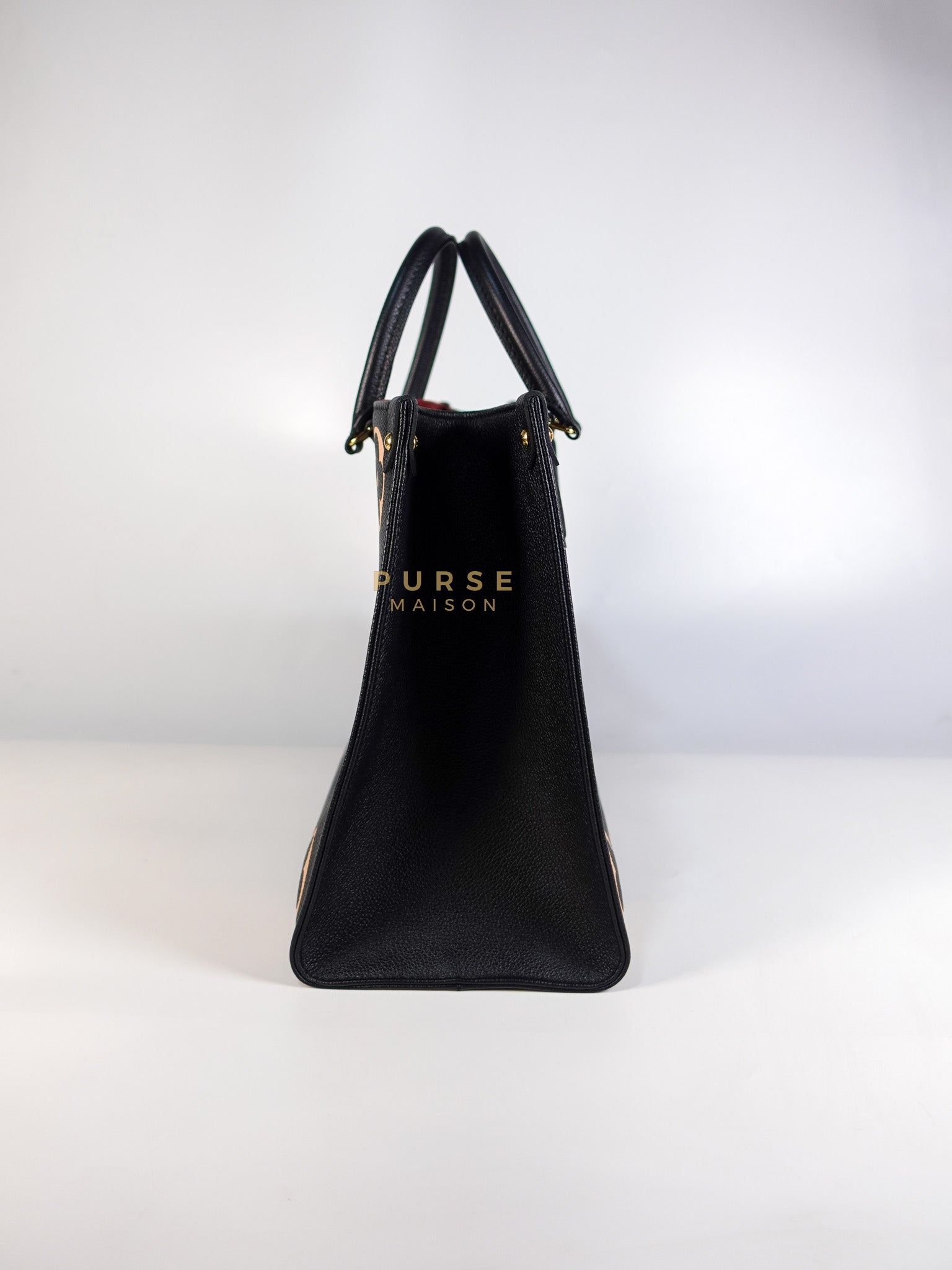 OnTheGo (OTG) MM Bi-color Monogram Empreinte Leather(Microchip) | Purse Maison Luxury Bags Shop