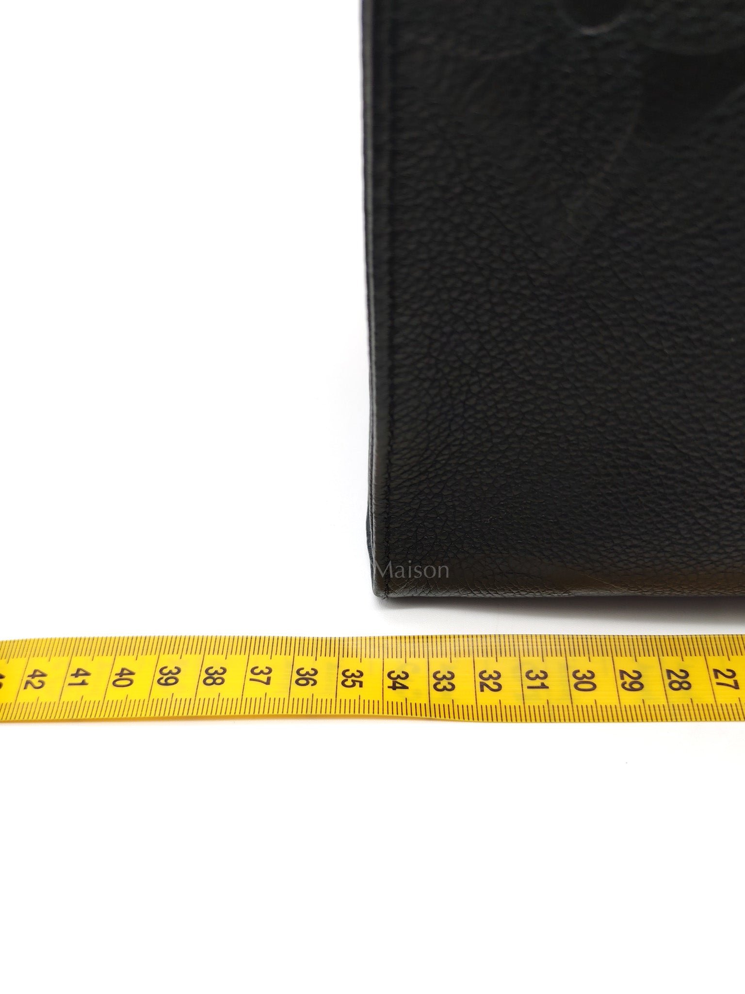 OnTheGo (OTG) MM in Black Empreinte Leather Tote Bag (Microchip) | Purse Maison Luxury Bags Shop