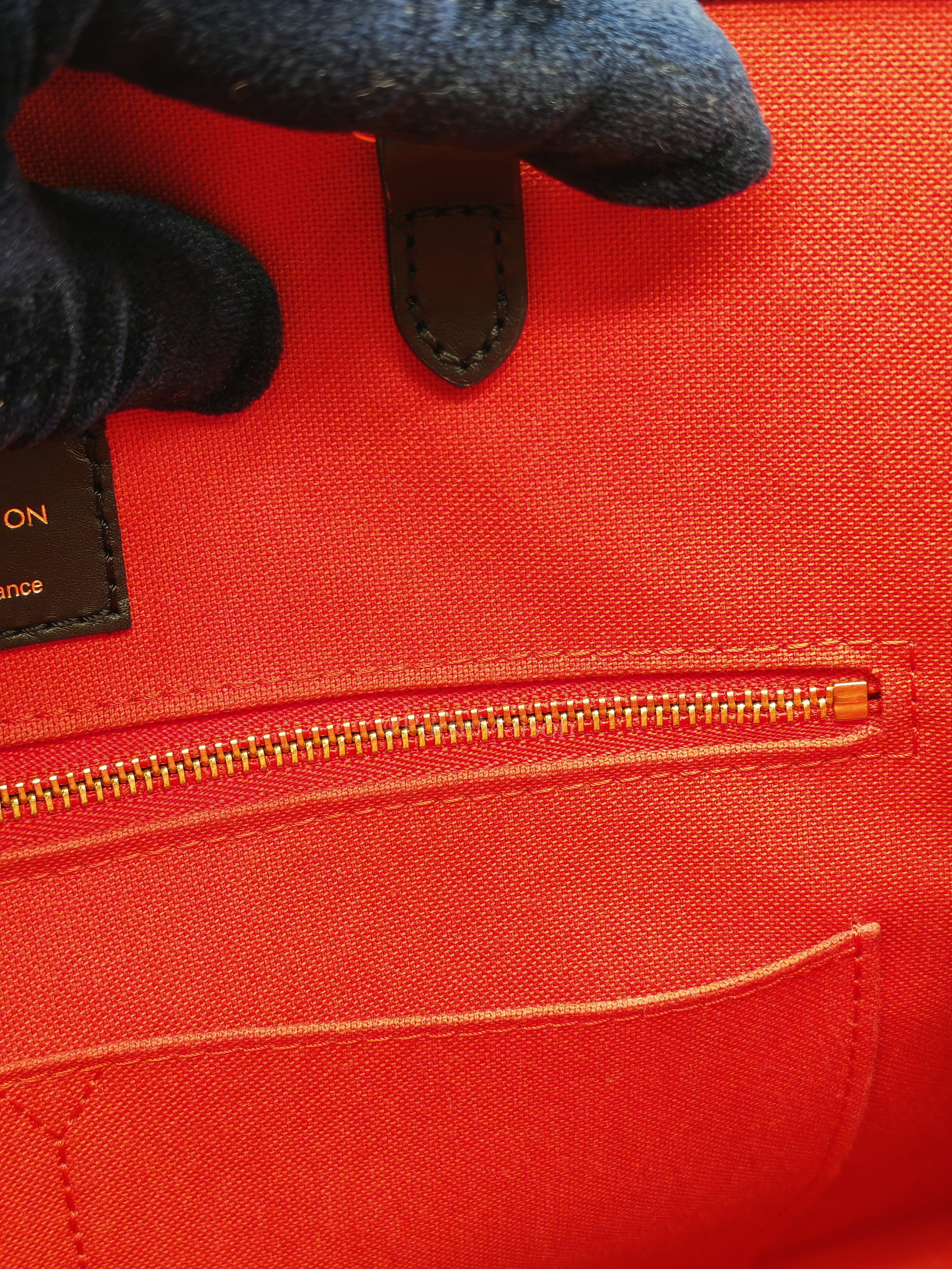 OnTheGo (OTG) MM in Reverse Monogram Canvas and Gold Hardware Microchip | Purse Maison Luxury Bags Shop