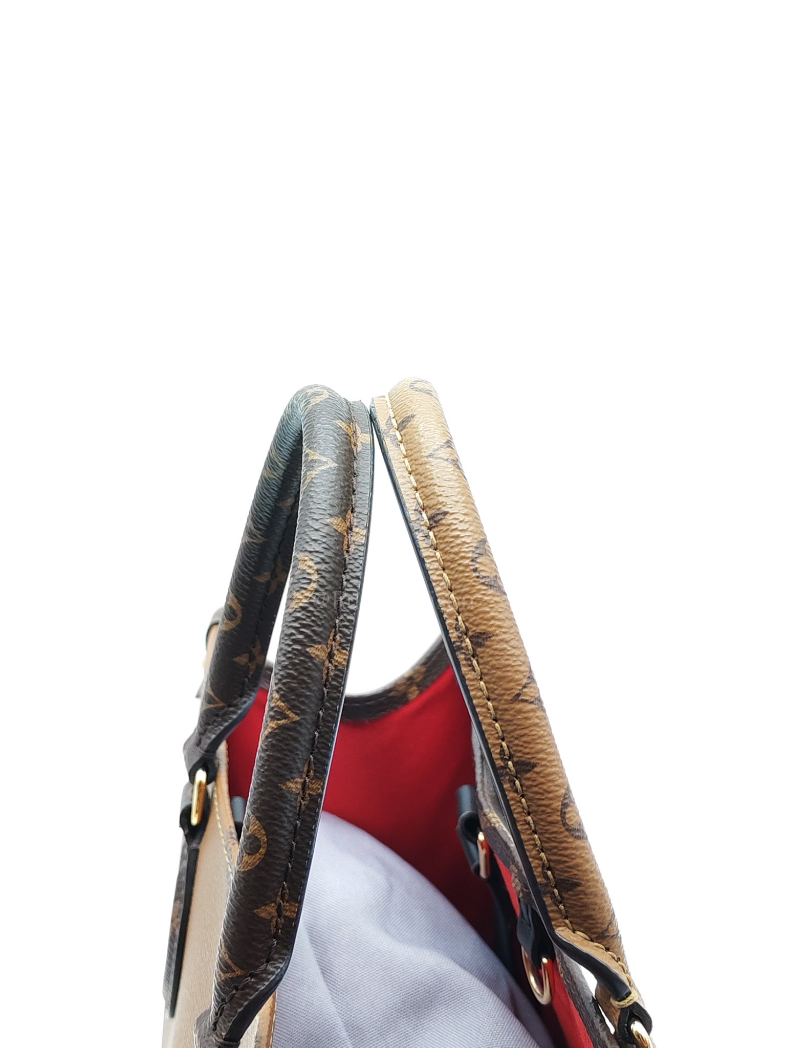 OnTheGo (OTG) MM in Reverse Monogram Canvas & Gold Hardware (Datecode: FL4200) | Purse Maison Luxury Bags Shop