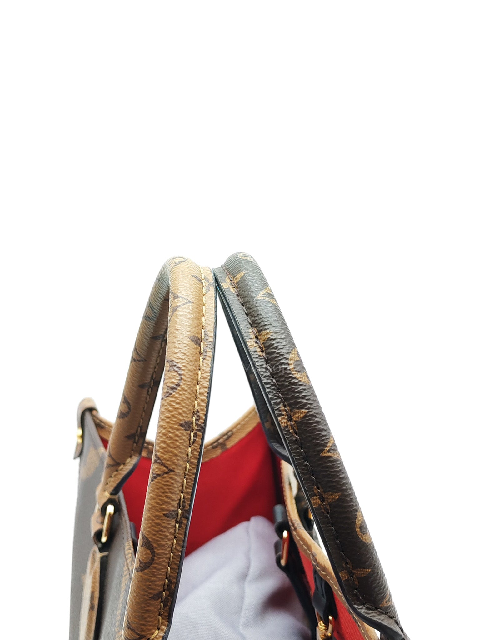 OnTheGo (OTG) MM in Reverse Monogram Canvas & Gold Hardware (Datecode: FL4200) | Purse Maison Luxury Bags Shop