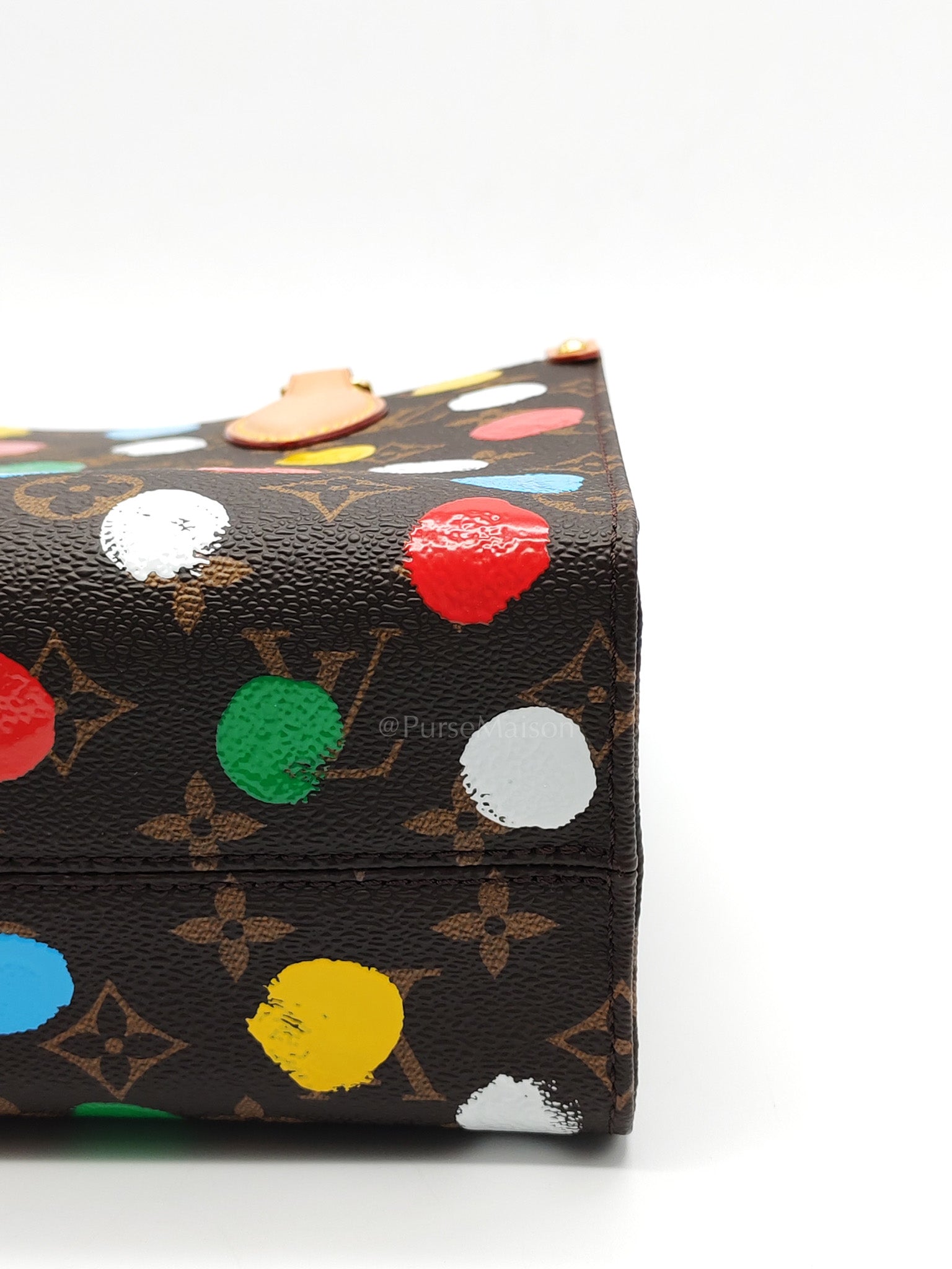 OnTheGo (OTG) PM in Yayoi Kusama Monogram Painted Dots Canvas (Microchip) | Purse Maison Luxury Bags Shop