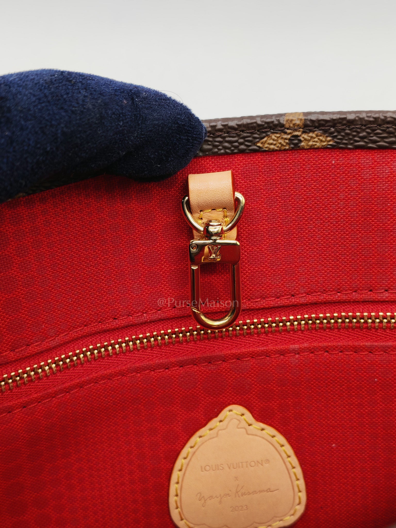 OnTheGo (OTG) PM in Yayoi Kusama Monogram Painted Dots Canvas (Microchip) | Purse Maison Luxury Bags Shop