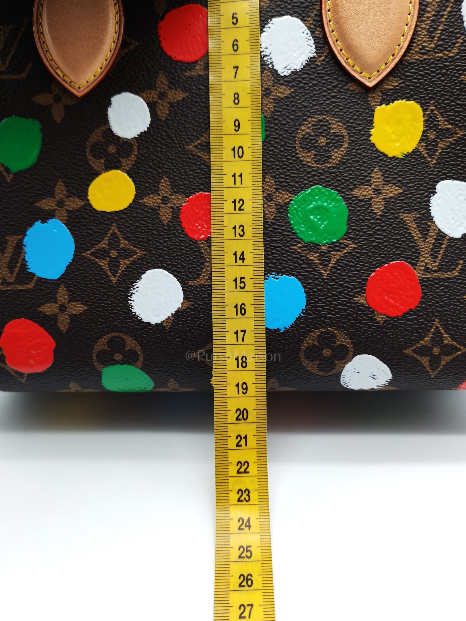 OnTheGo (OTG) PM in Yayoi Kusama Monogram Painted Dots Canvas (Microchip) | Purse Maison Luxury Bags Shop