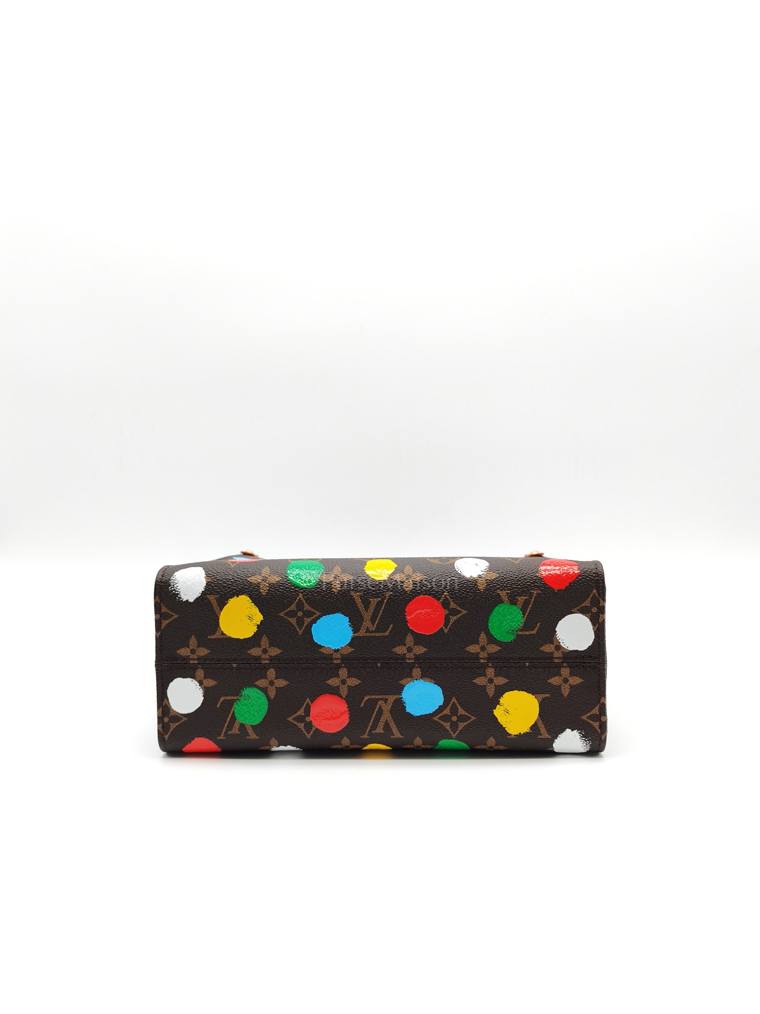 OnTheGo (OTG) PM in Yayoi Kusama Monogram Painted Dots Canvas (Microchip) | Purse Maison Luxury Bags Shop