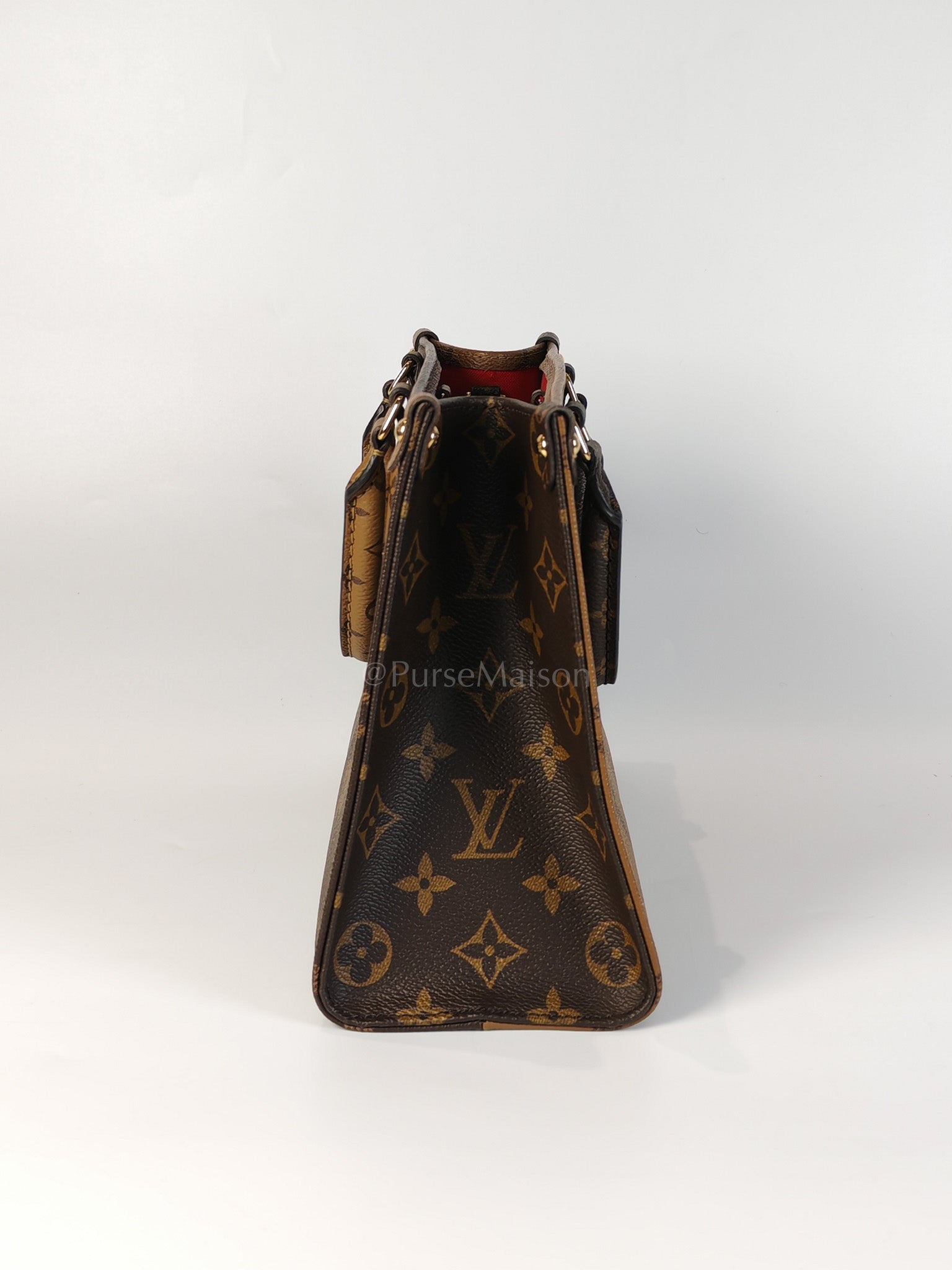 OnTheGo PM (OTG) in Reverse Monogram Canvas (Microchip) | Purse Maison Luxury Bags Shop