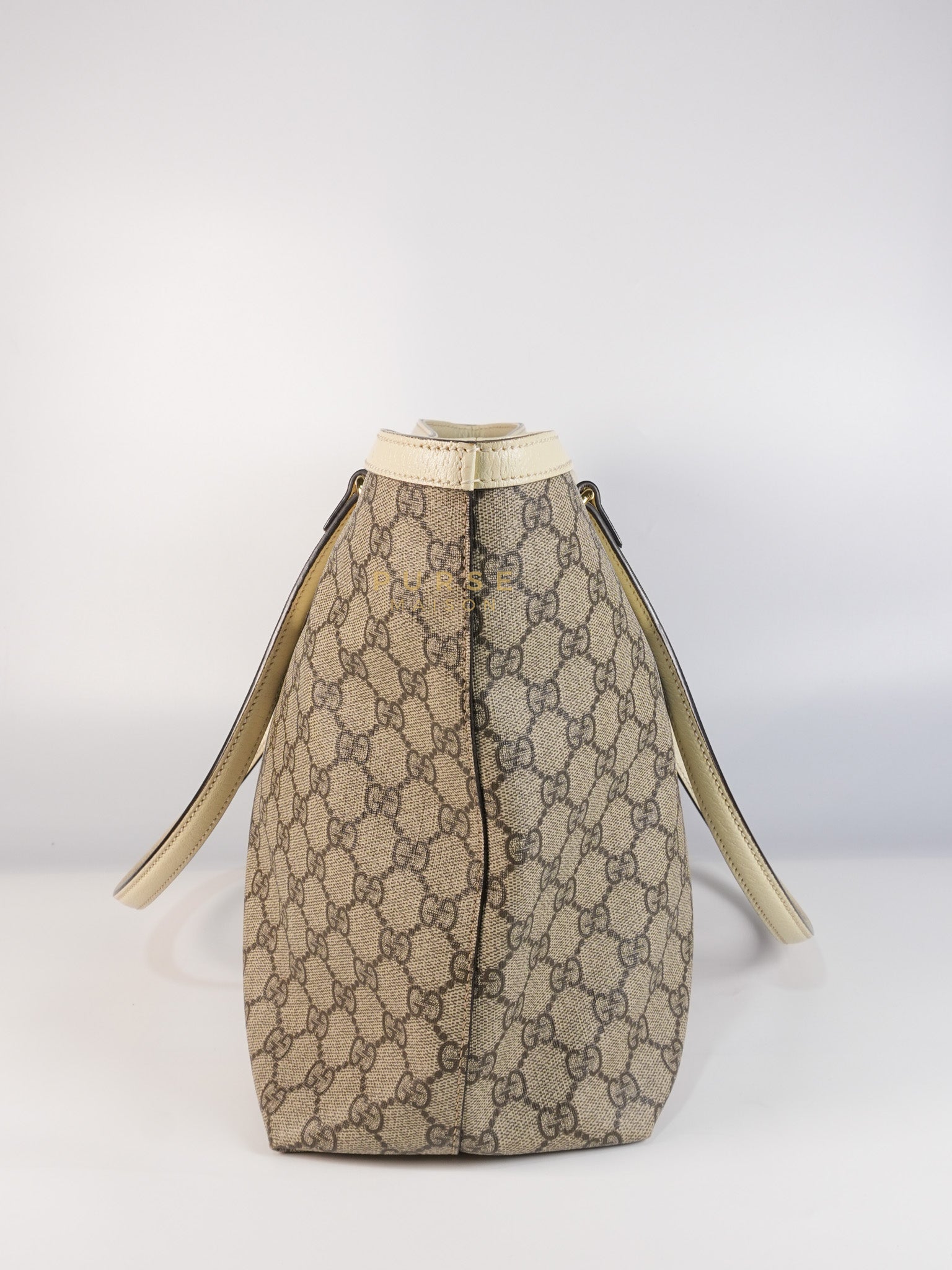 Ophidia Large Tote Bag in Cream/Red/Blue | Purse Maison Luxury Bags Shop