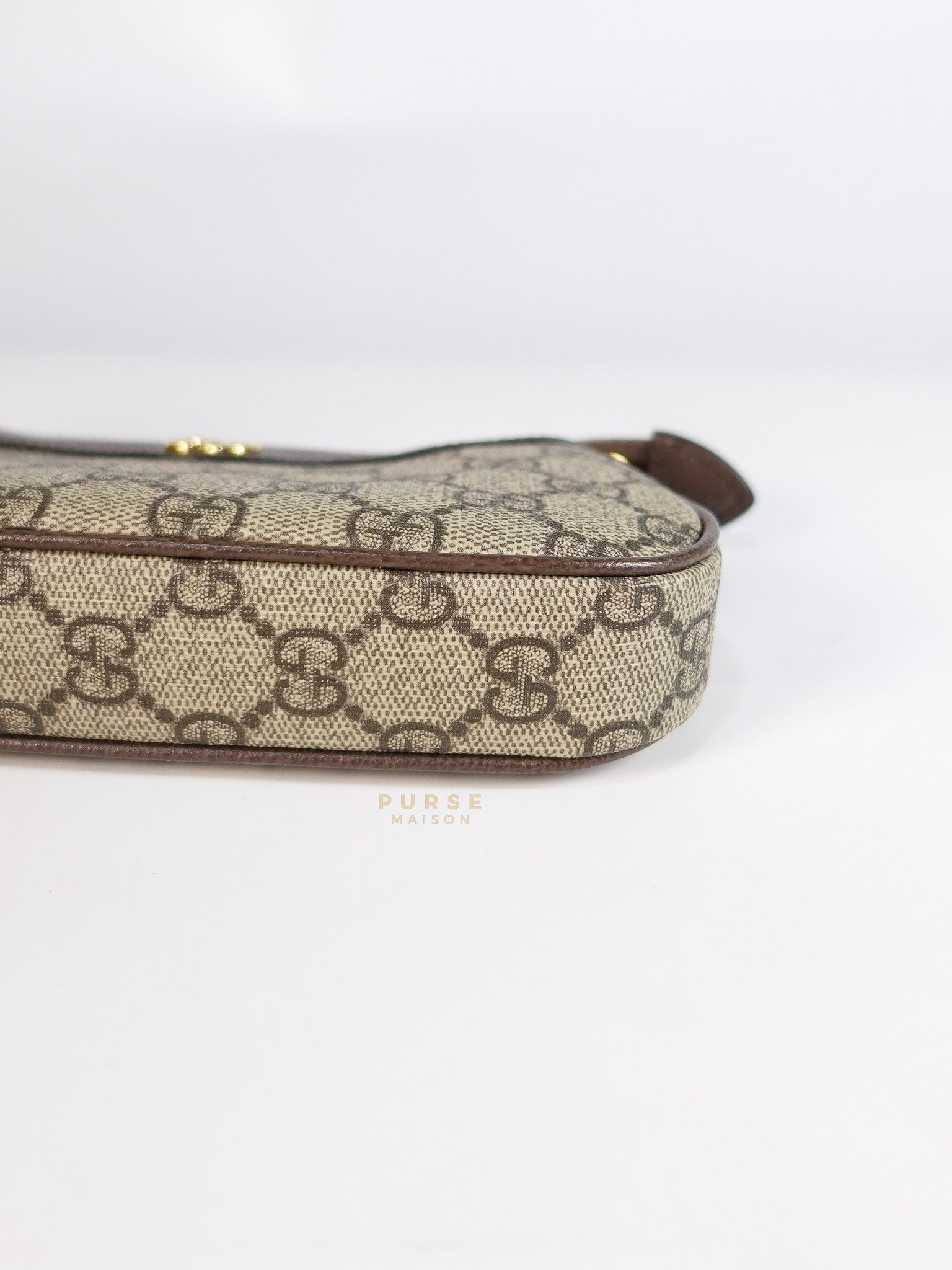 Ophidia Bag Mini in Brown Gold Hardware | Purse Maison Luxury Bags Shop