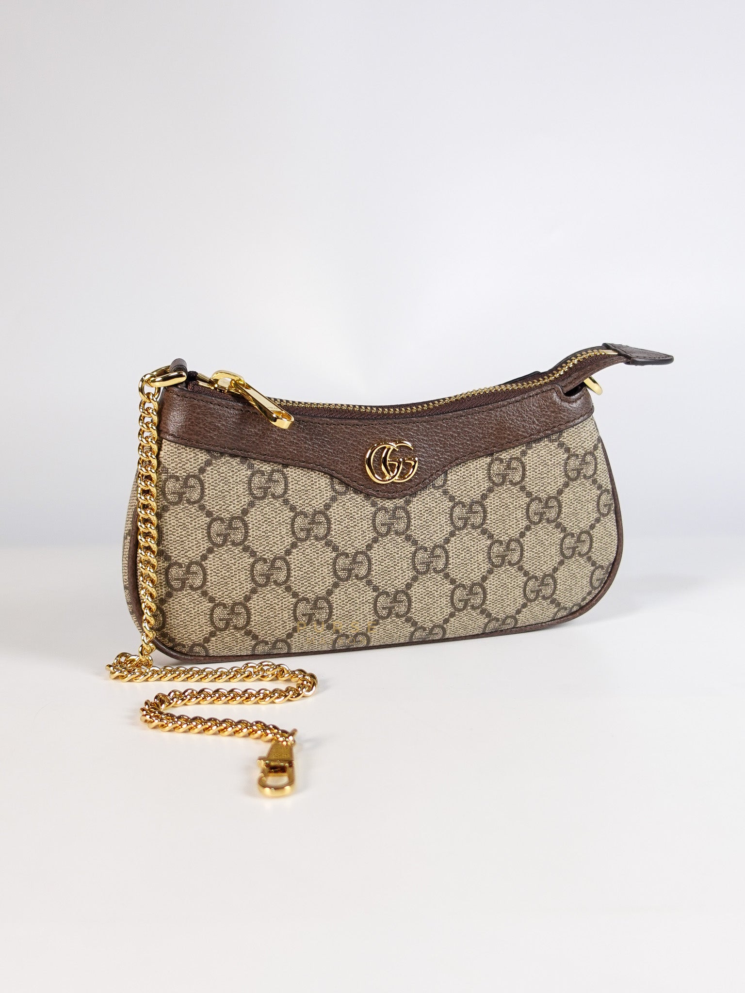Ophidia Bag Mini in Brown Gold Hardware | Purse Maison Luxury Bags Shop