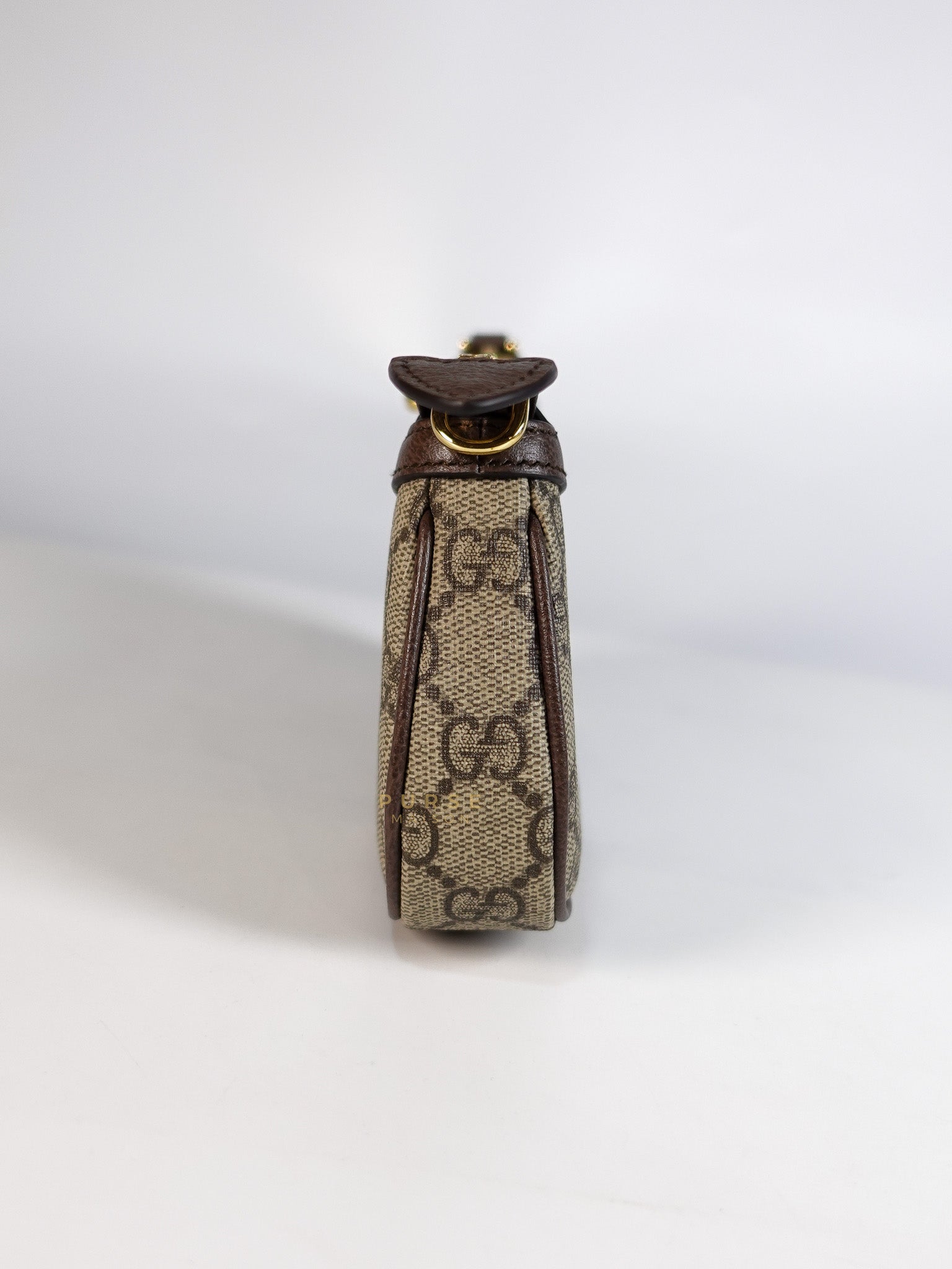 Ophidia Bag Mini in Brown Gold Hardware | Purse Maison Luxury Bags Shop