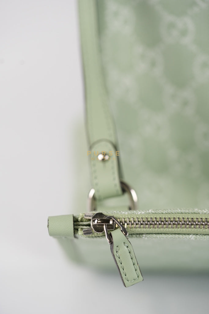 Ophidia GG Reversible Large Tote Bag in Dusty Sage Green | Purse Maison Luxury Bags Shop