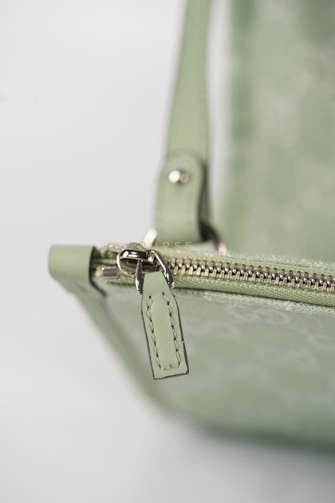 Ophidia GG Reversible Large Tote Bag in Dusty Sage Green | Purse Maison Luxury Bags Shop