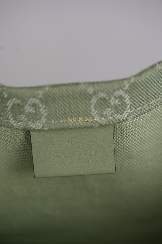 Ophidia GG Reversible Large Tote Bag in Dusty Sage Green | Purse Maison Luxury Bags Shop