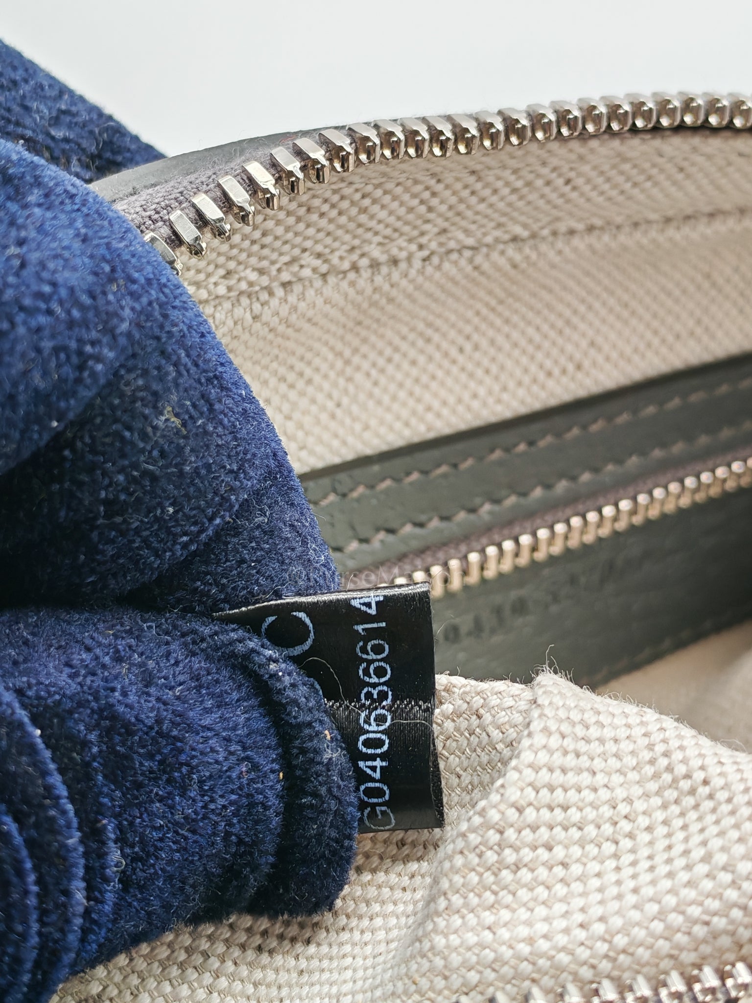 Ophidia Gray Supreme Canvas Clutch Bag | Purse Maison Luxury Bags Shop