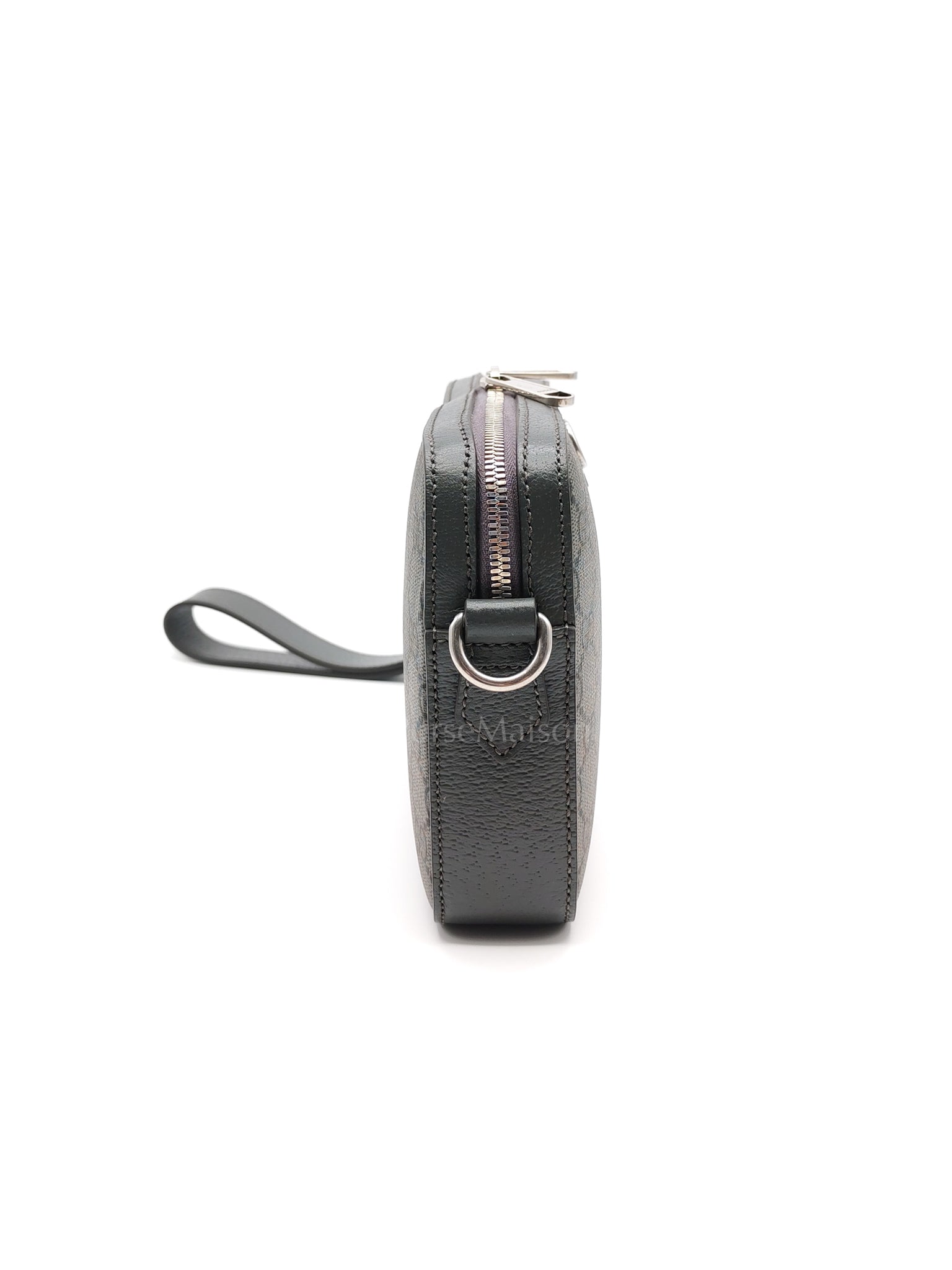 Ophidia Gray Supreme Canvas Clutch Bag | Purse Maison Luxury Bags Shop